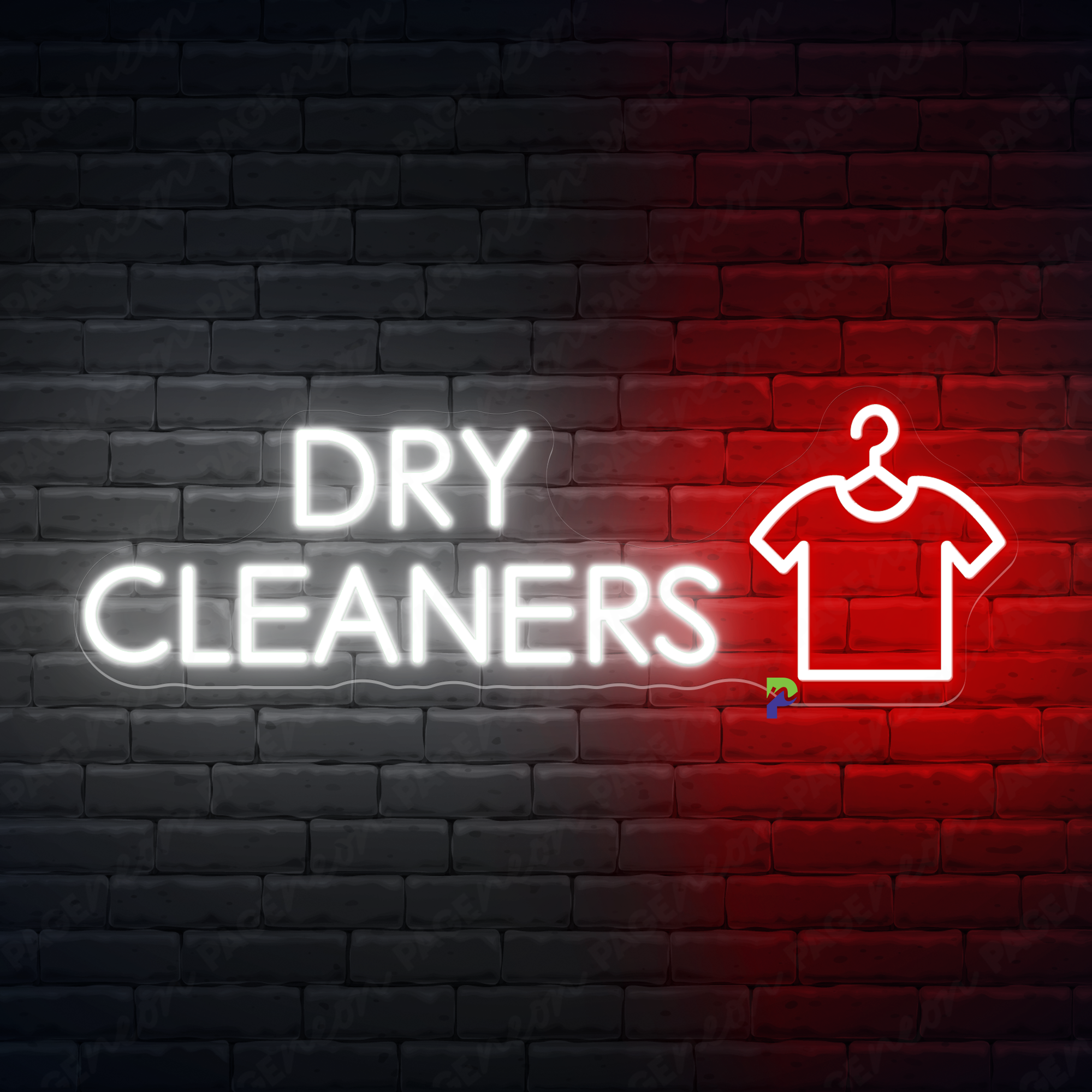 Dry Cleaners Neon Signs Business Led Light