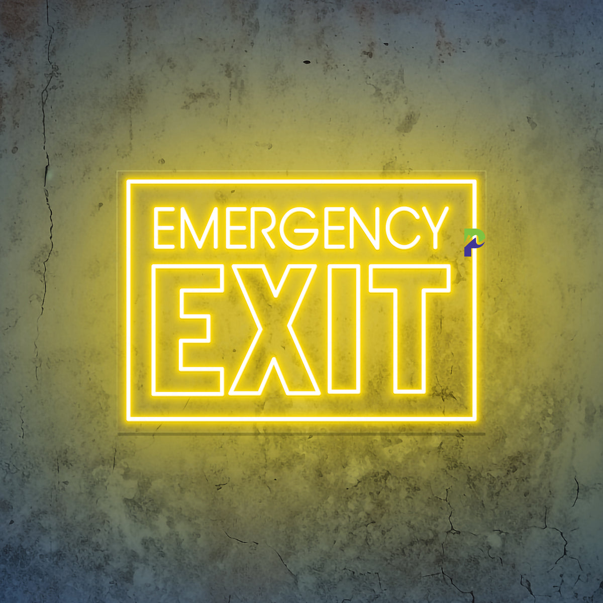 Emergency Exit Neon Sign Building Instruction Led Light - PageNeon