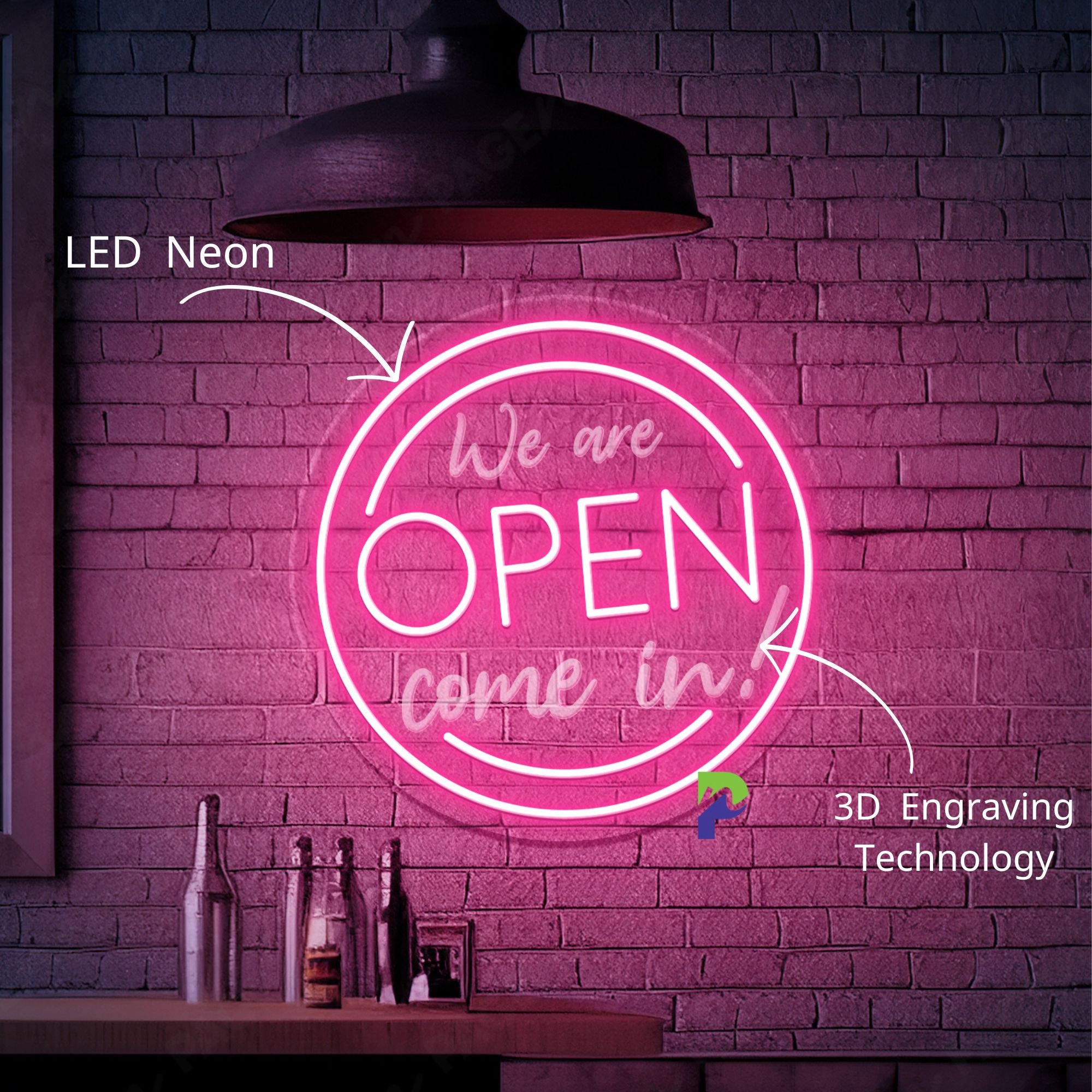 We Are Open Come In Neon Sign Led Light For Business