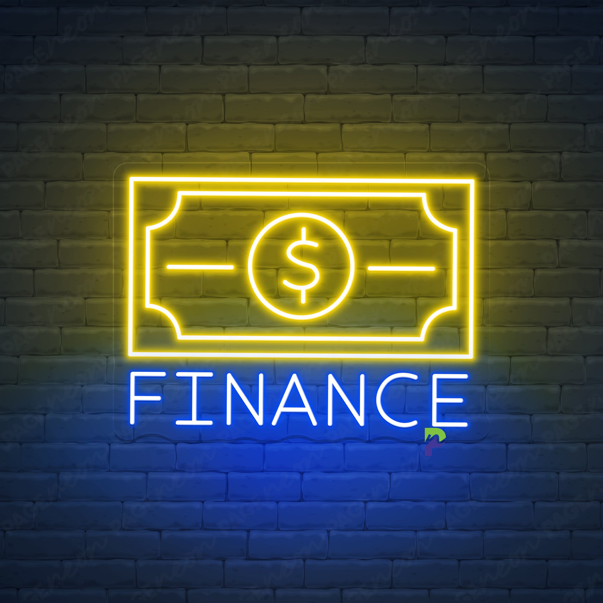 Financing Sign Finance Neon Signs Money Business Led Light - PageNeon