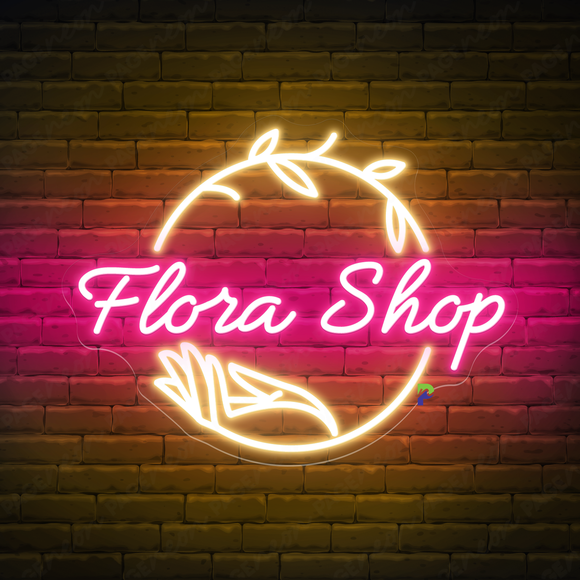 Flora Shop Neon Signs Florist Led Light