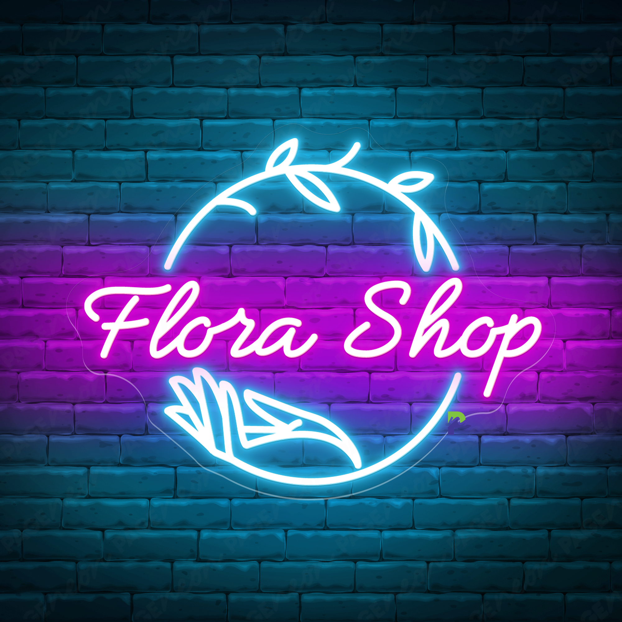 Flora Shop Neon Signs Florist Led Light