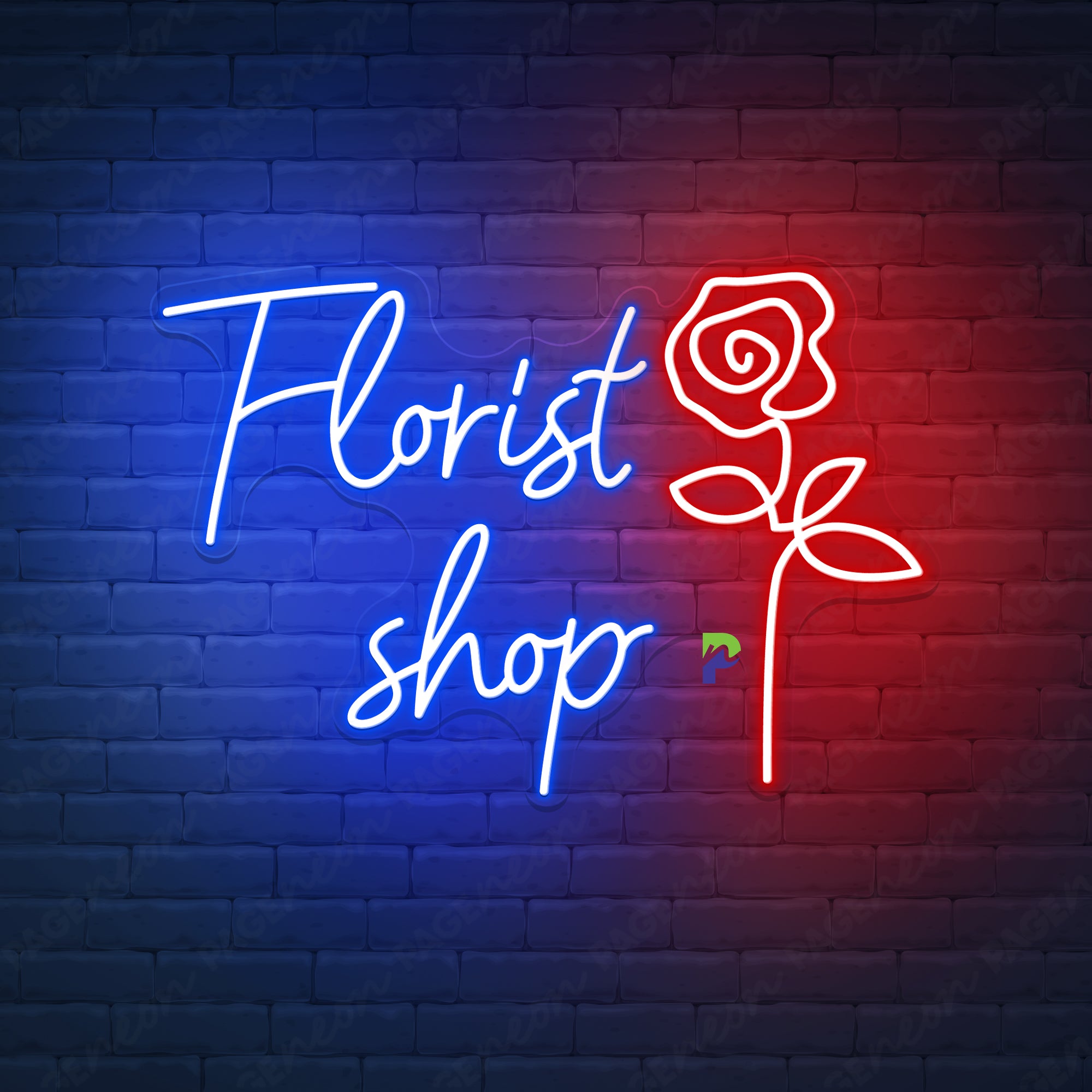 Florist Neon Signs Custom Business Led Light