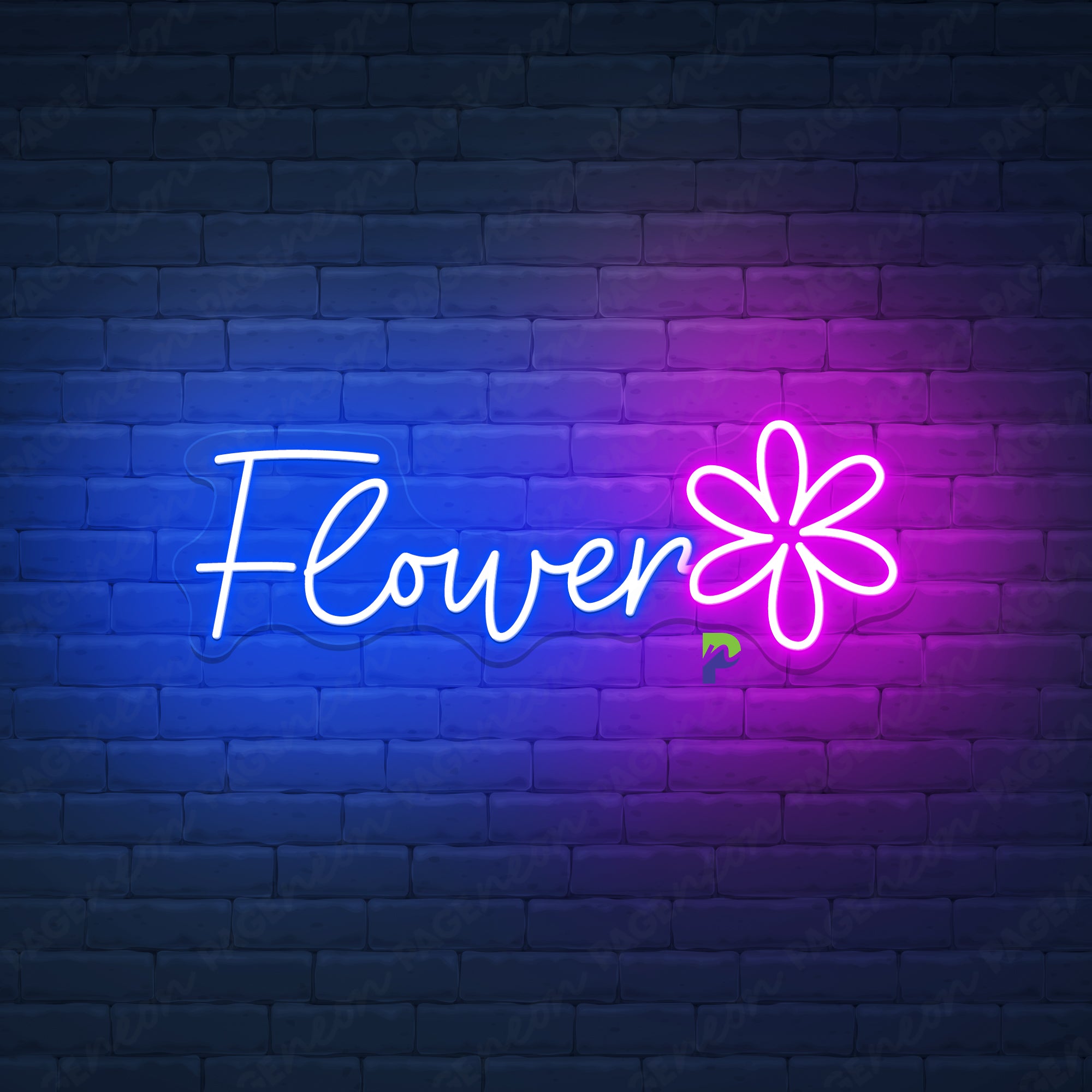 Flower Neon Signs Florist Shop Led Light