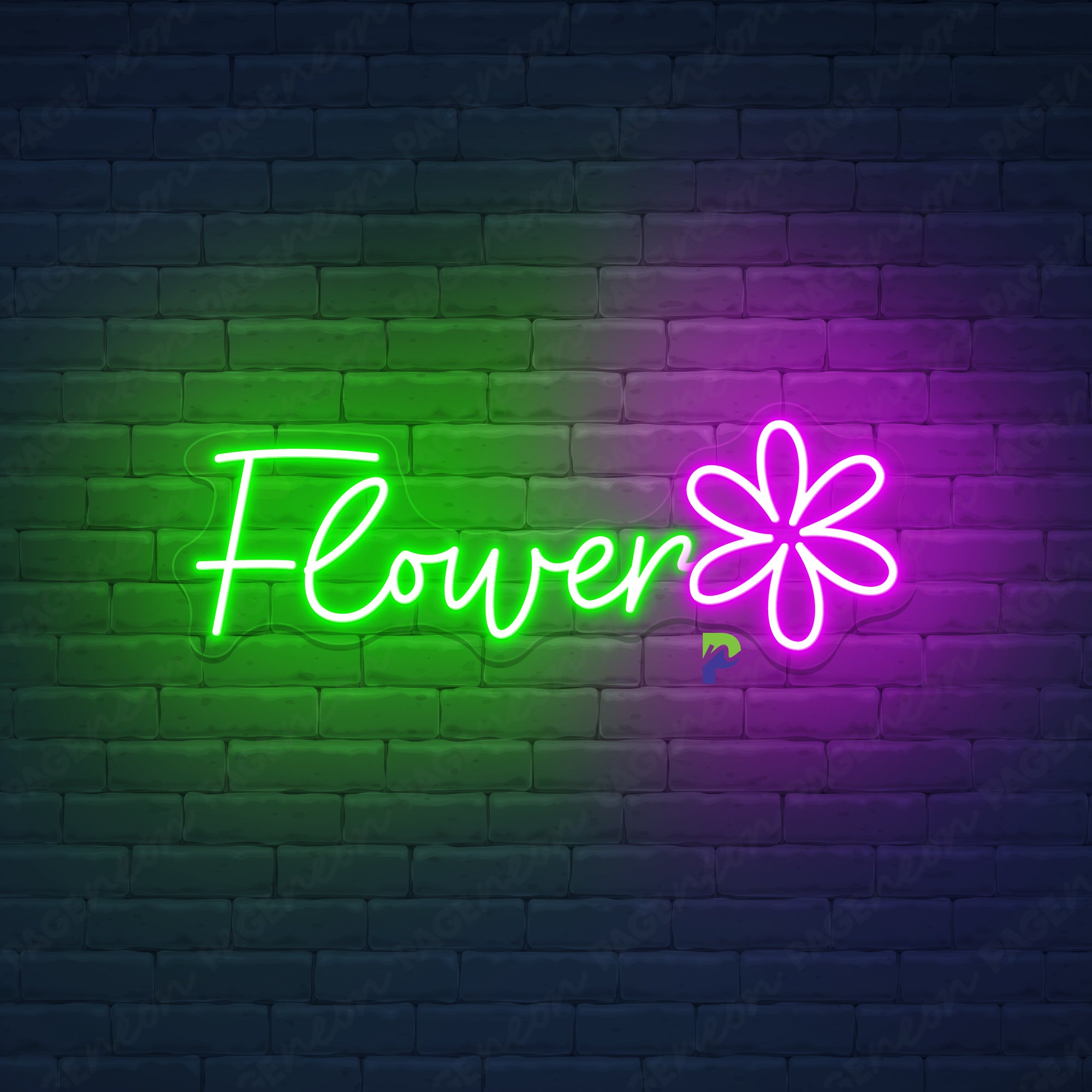 Flower Neon Signs Florist Shop Led Light