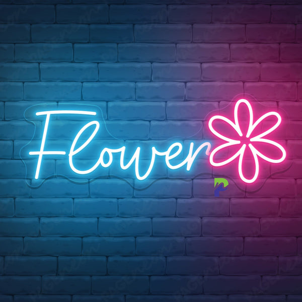 Flower Neon Signs Florist Shop Led Light - PageNeon
