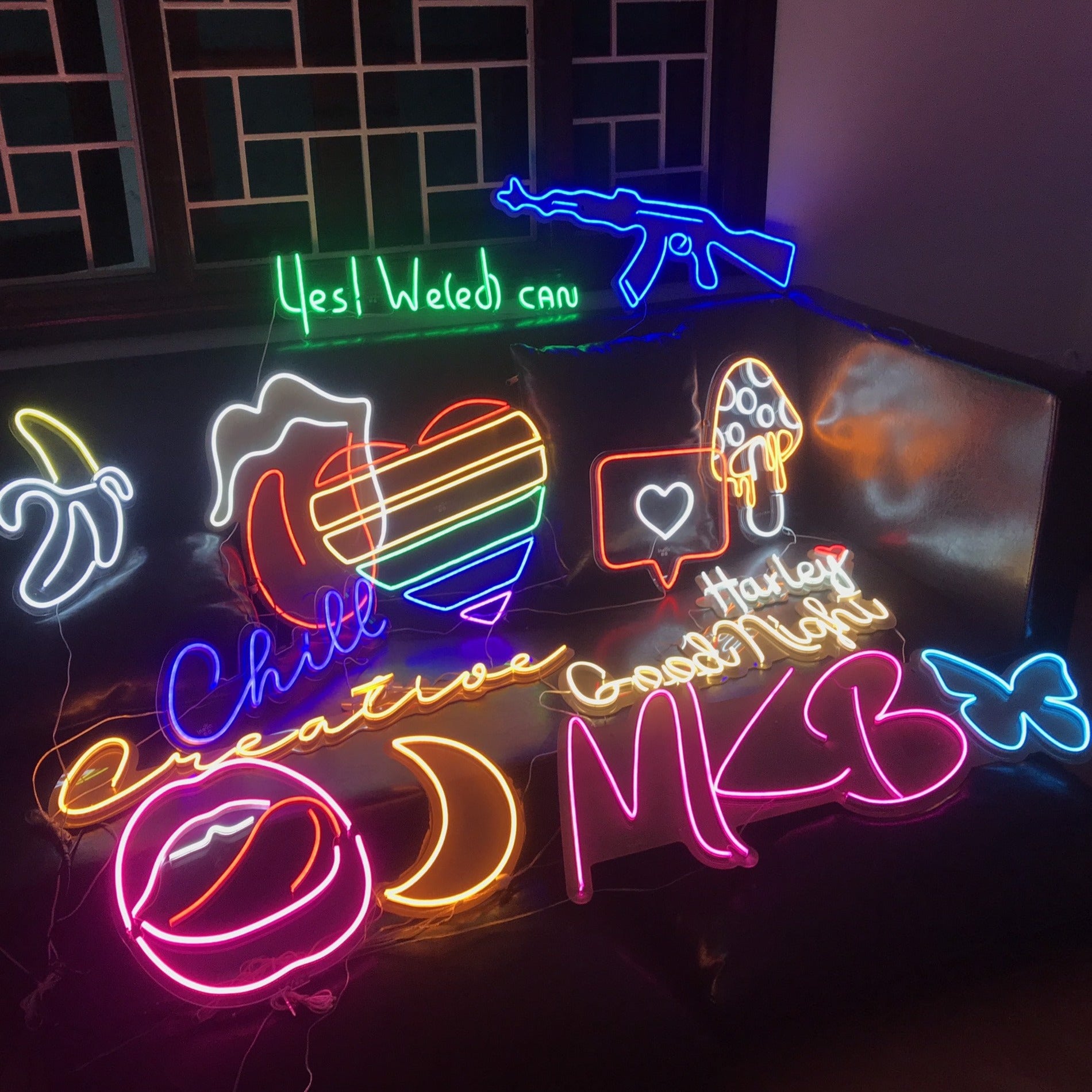Personalised Streamer Room Led Light Custom Name Neon Sign