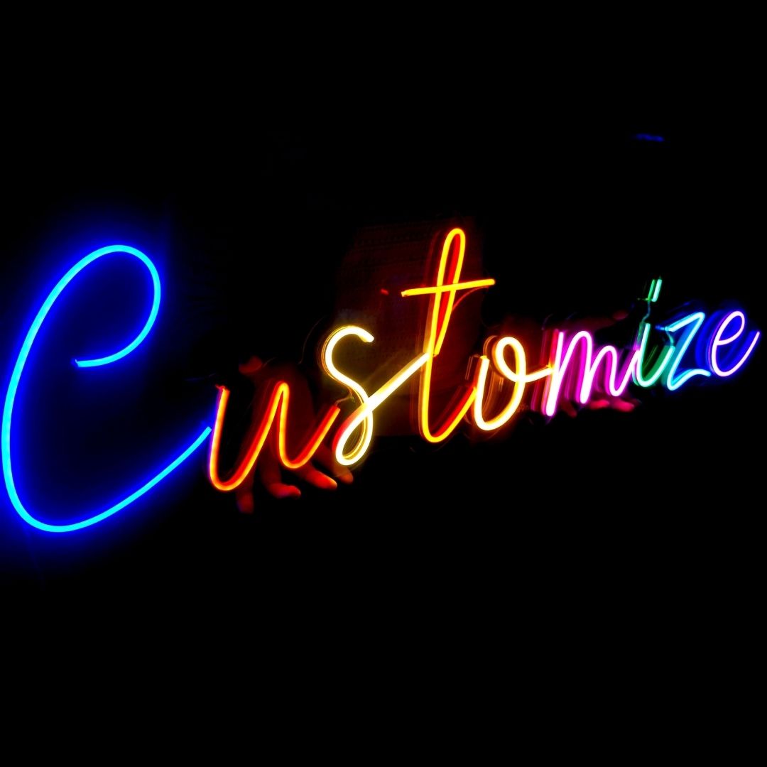 Personalised Streamer Room Led Light Custom Name Neon Sign