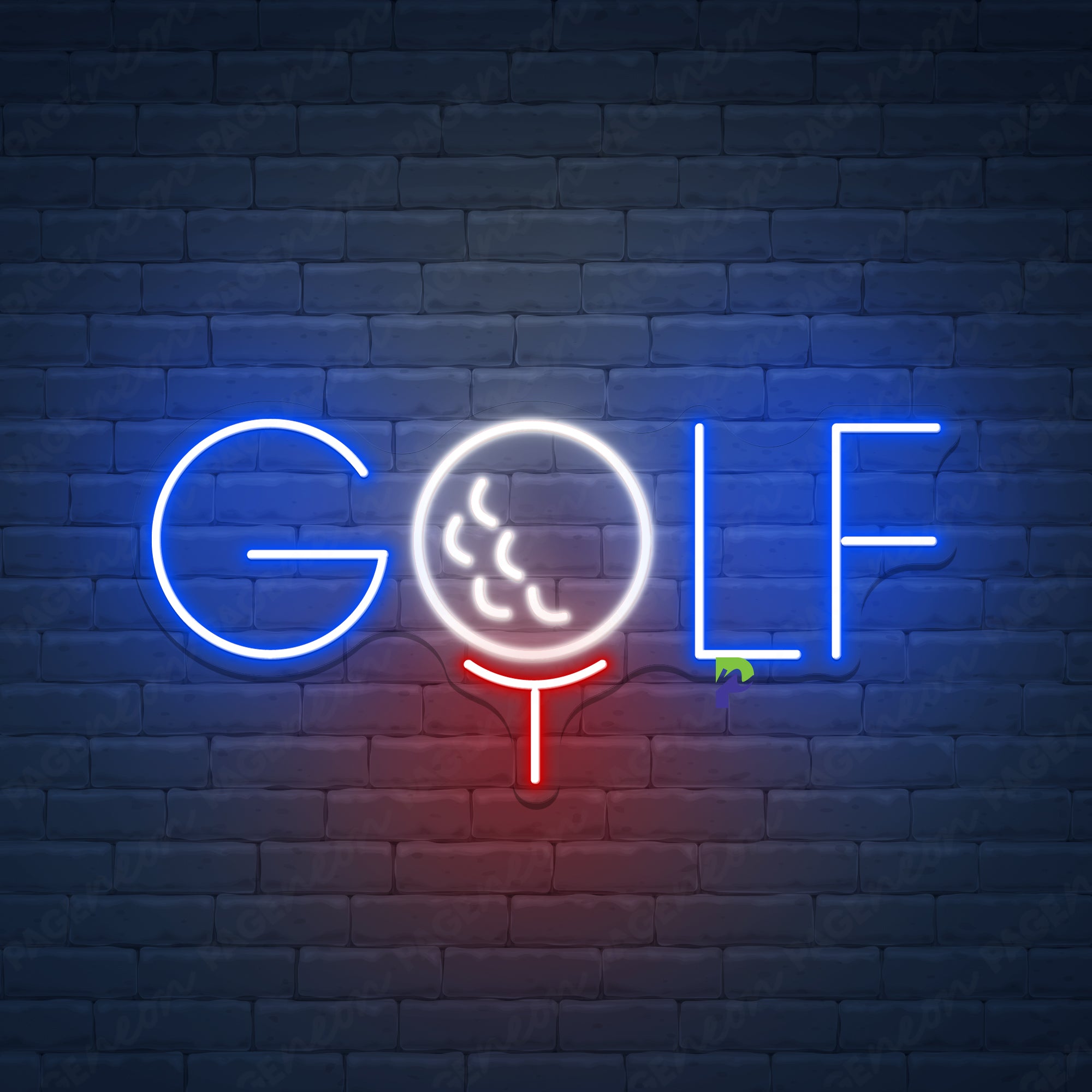 Golf Neon Sign Business Led Light