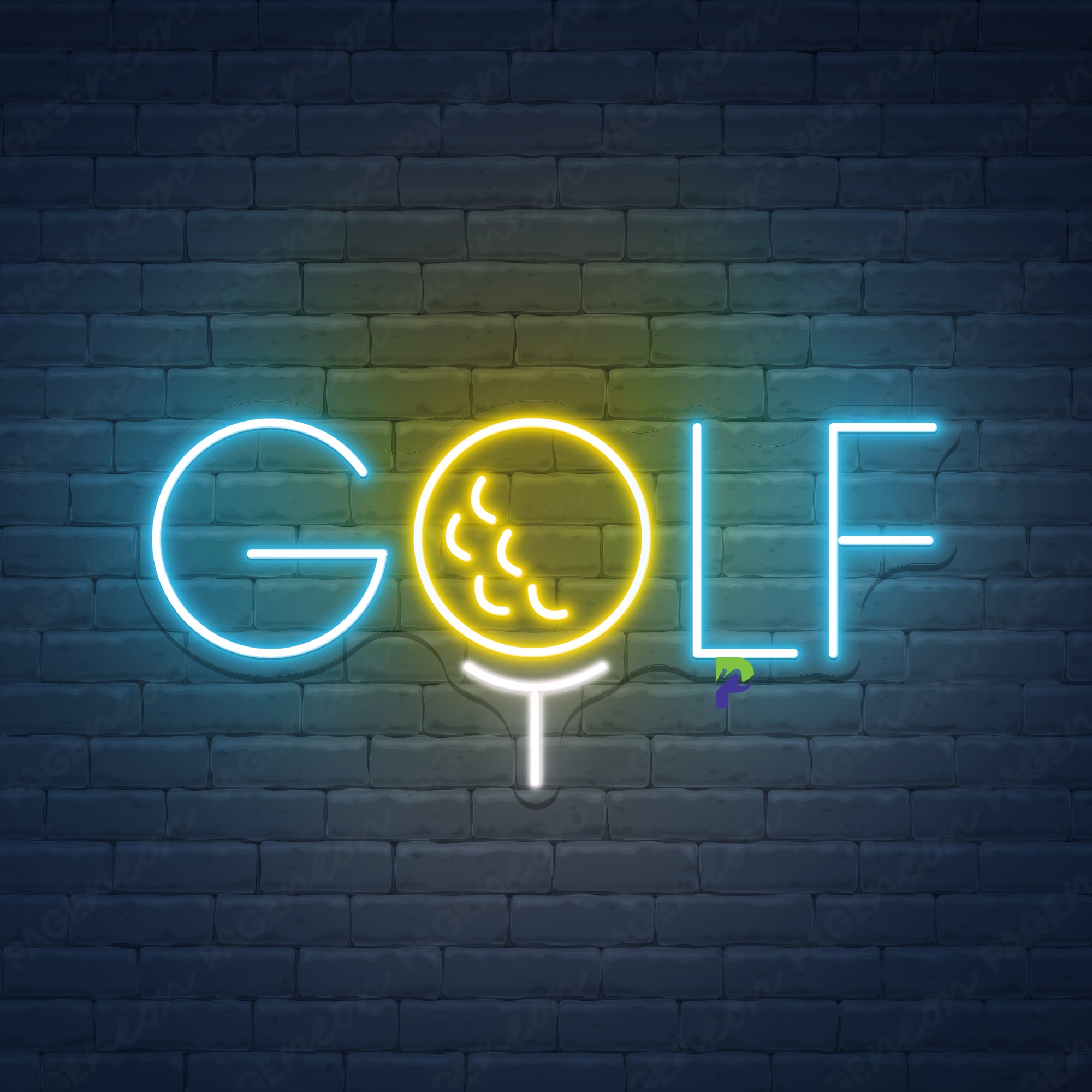 Golf Neon Sign Business Led Light