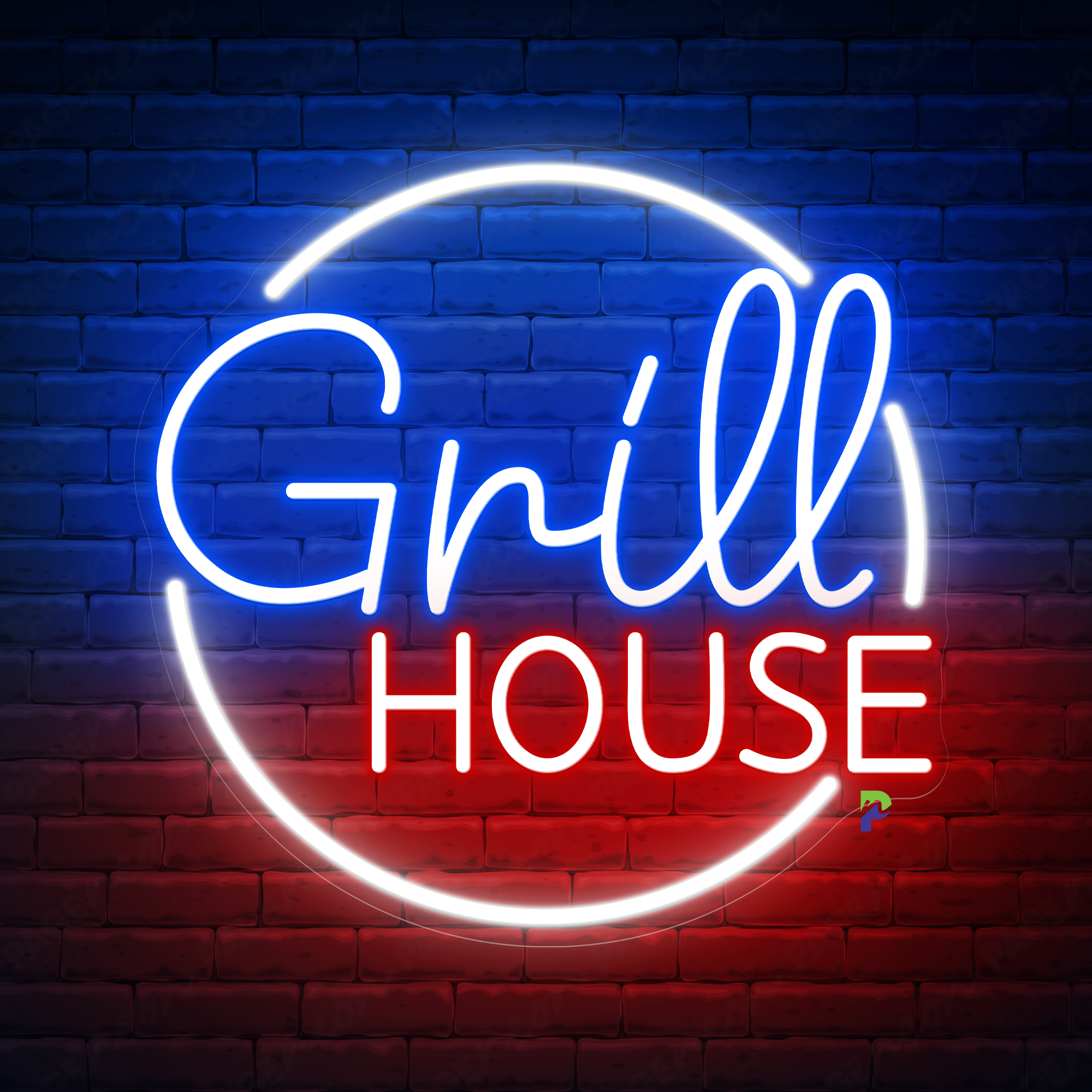 Grill House Neon Sign Business Led Light