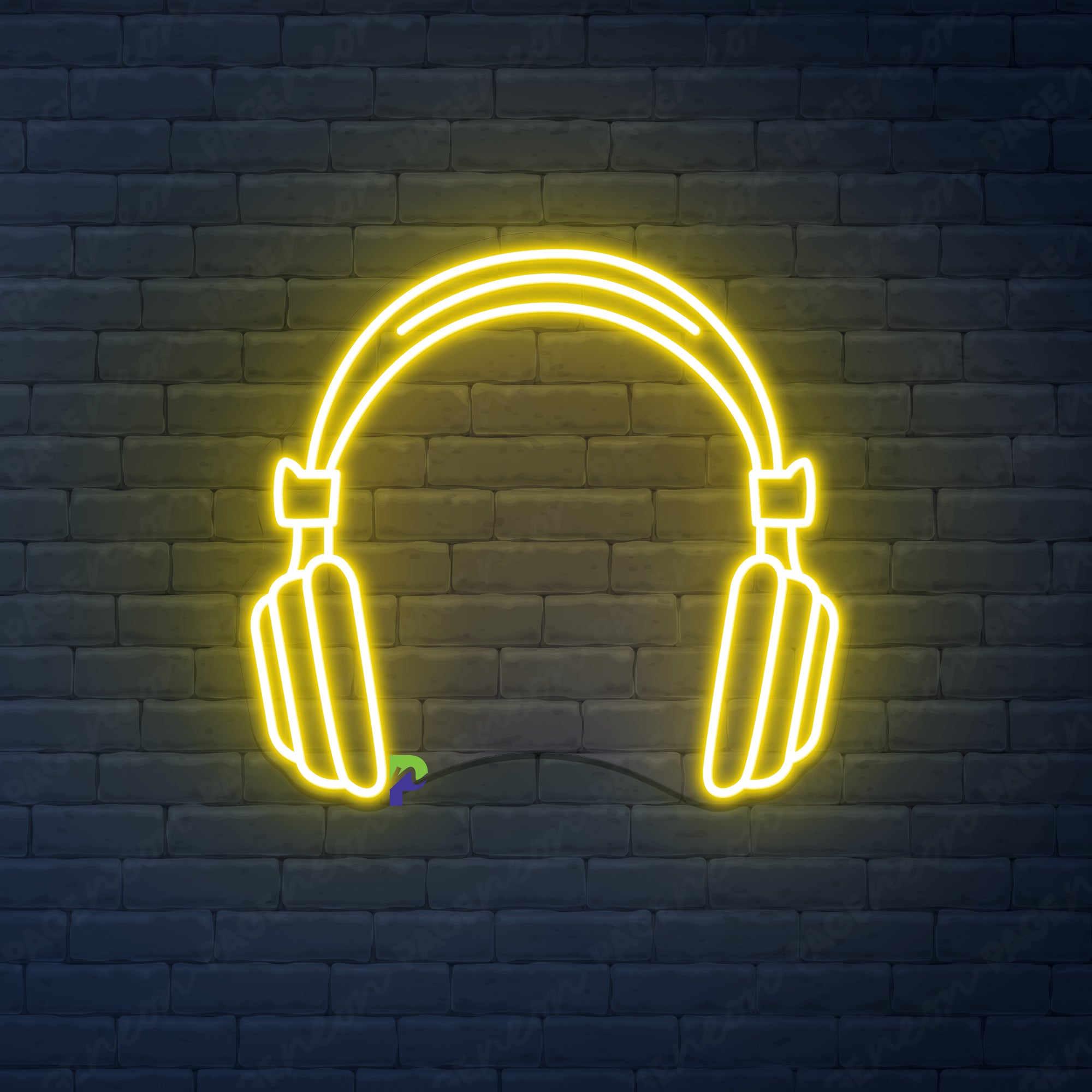アート・デザイン・音楽 AK@ny Music Headphones Graffiti Wall Art - Urban DJ Headphones