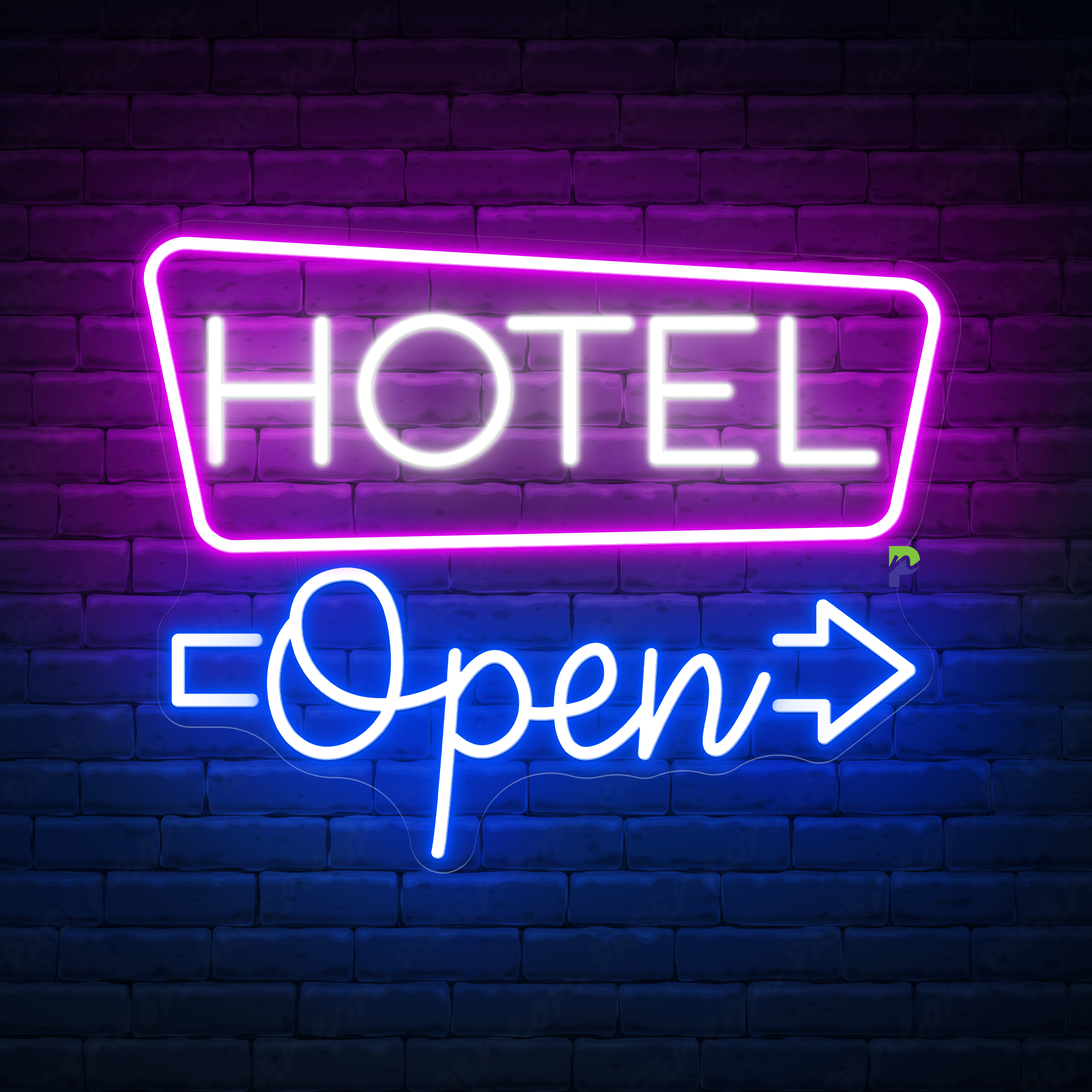 Hotel Neon Sign Business Open Led Light