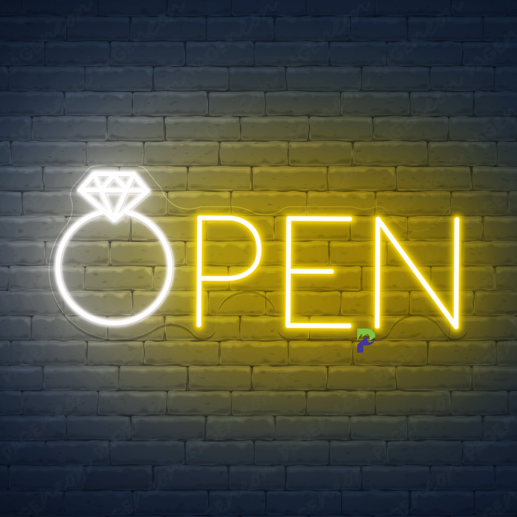 Jewelry Neon Signs Business Open Led Light