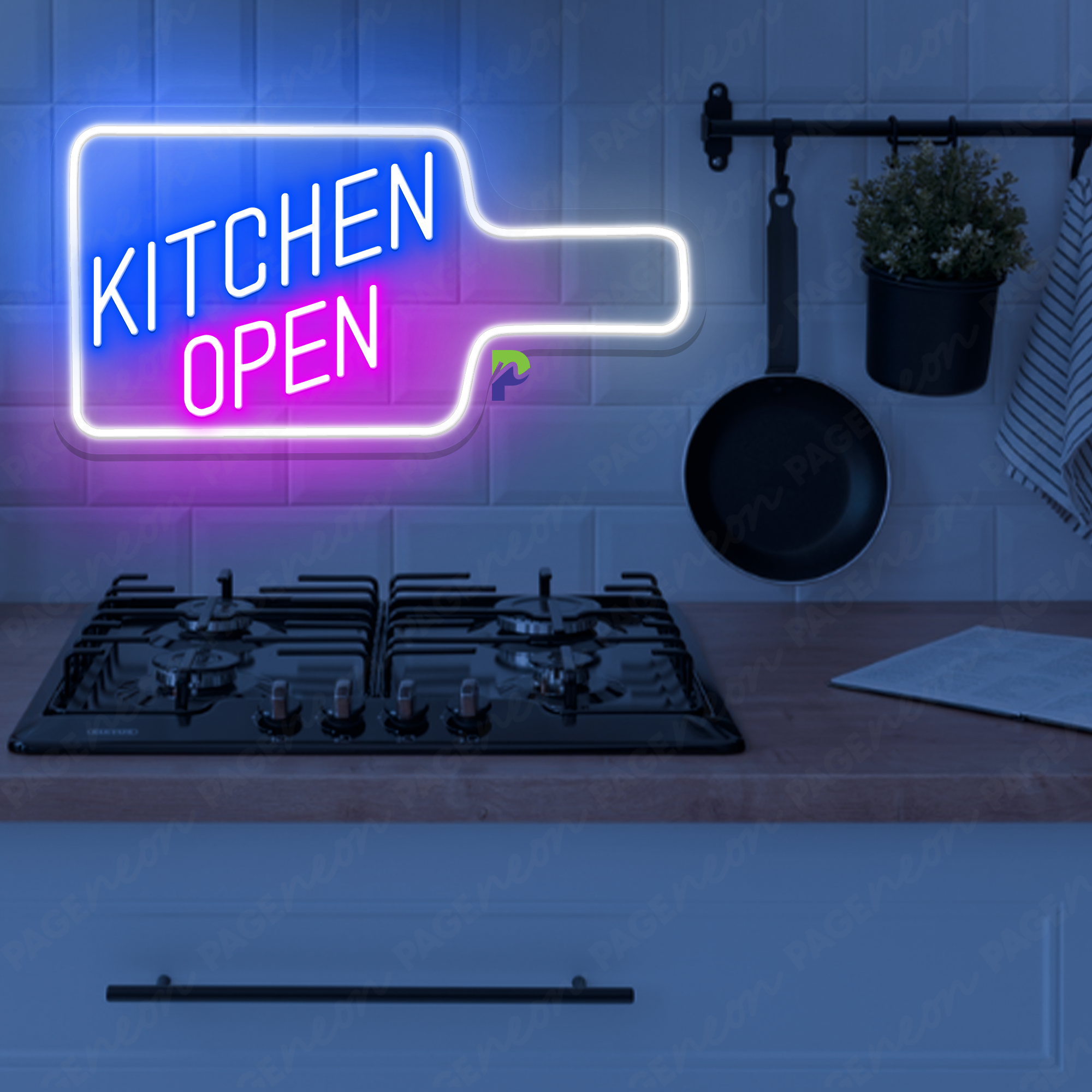 Kitchen Open Neon Sign Business Led Light