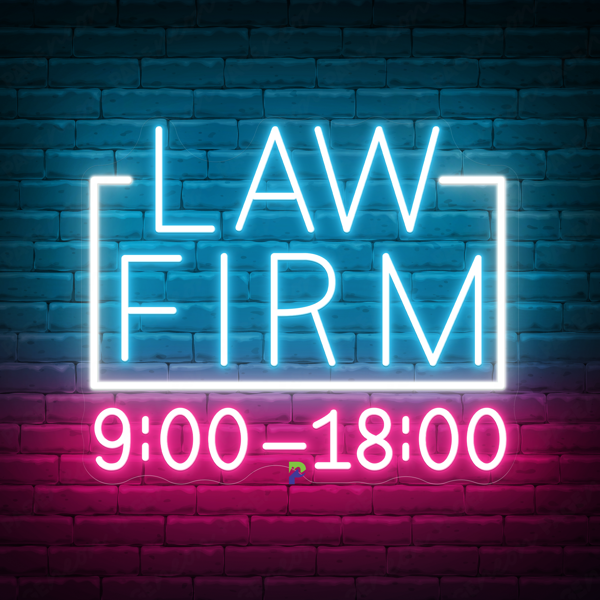Law Firm Neon Sign Legal Custom Business Led Light