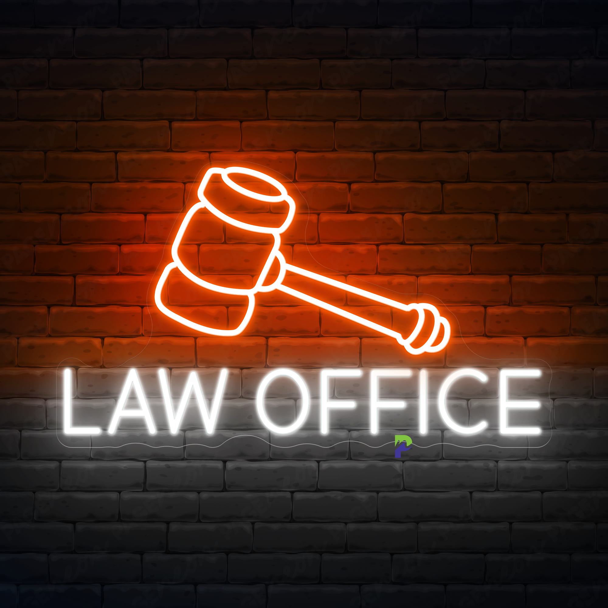 Law Office Neon Sign Legal Business Led Light