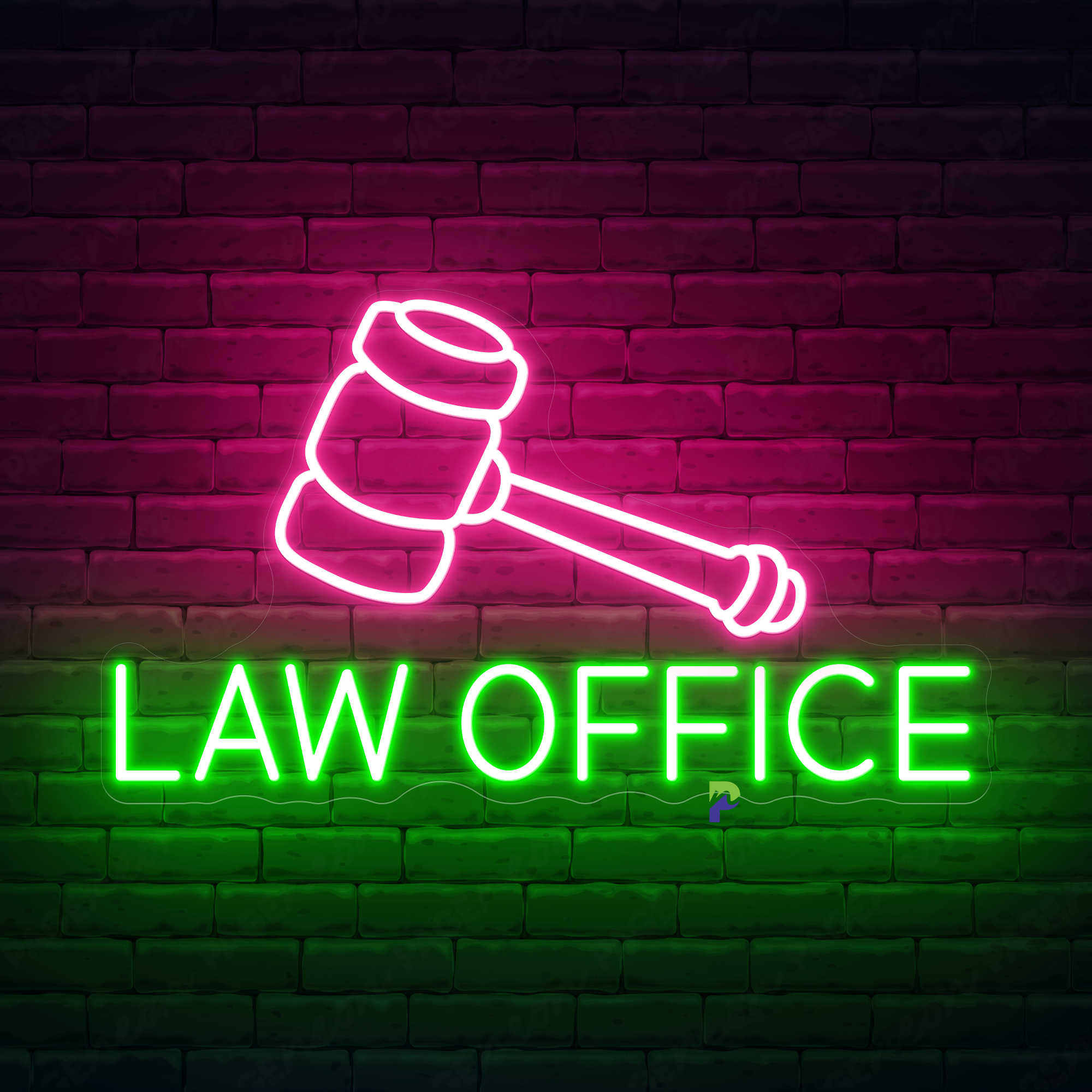 Law Office Neon Sign Legal Business Led Light