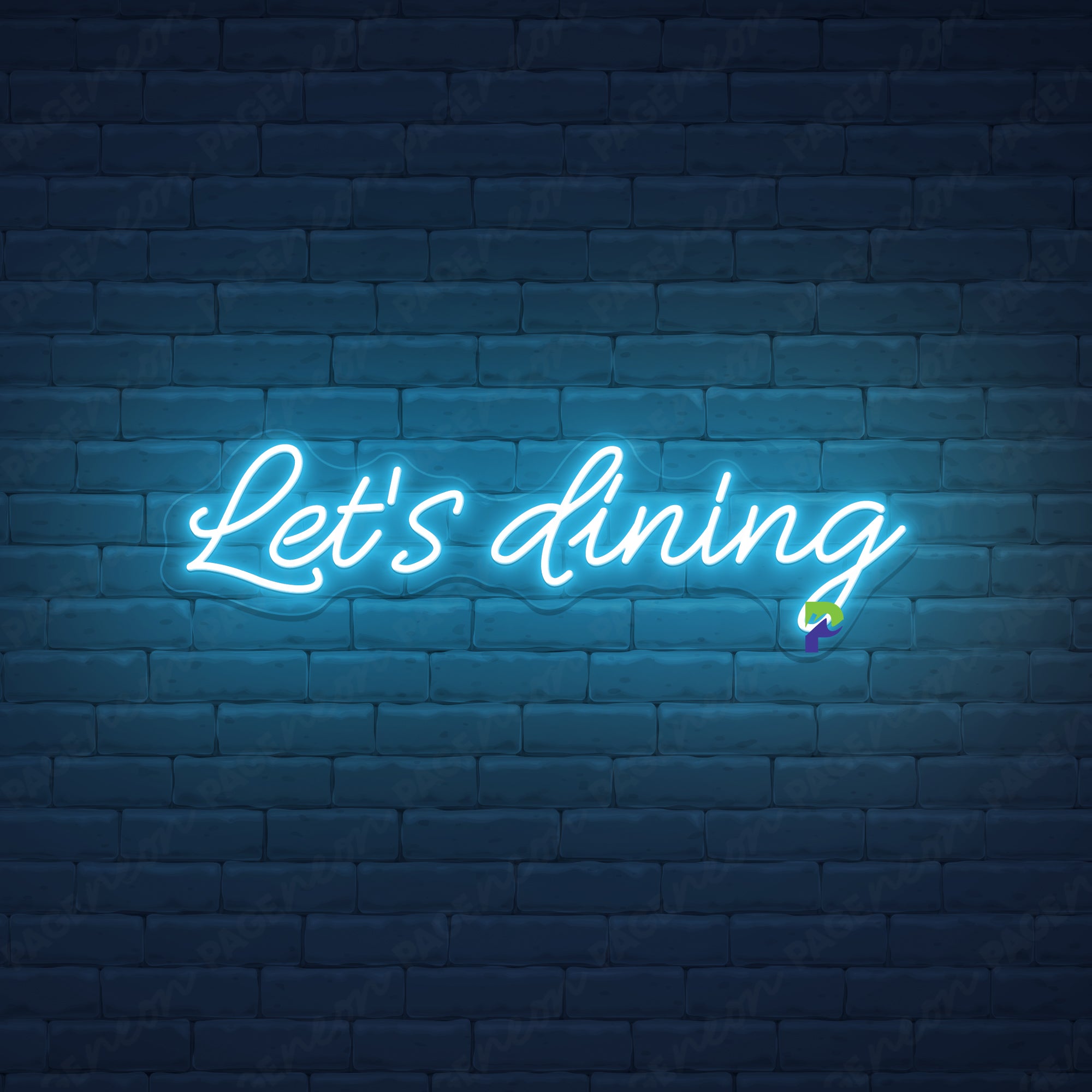 Let's Dining Neon Signs Dinner Led Light