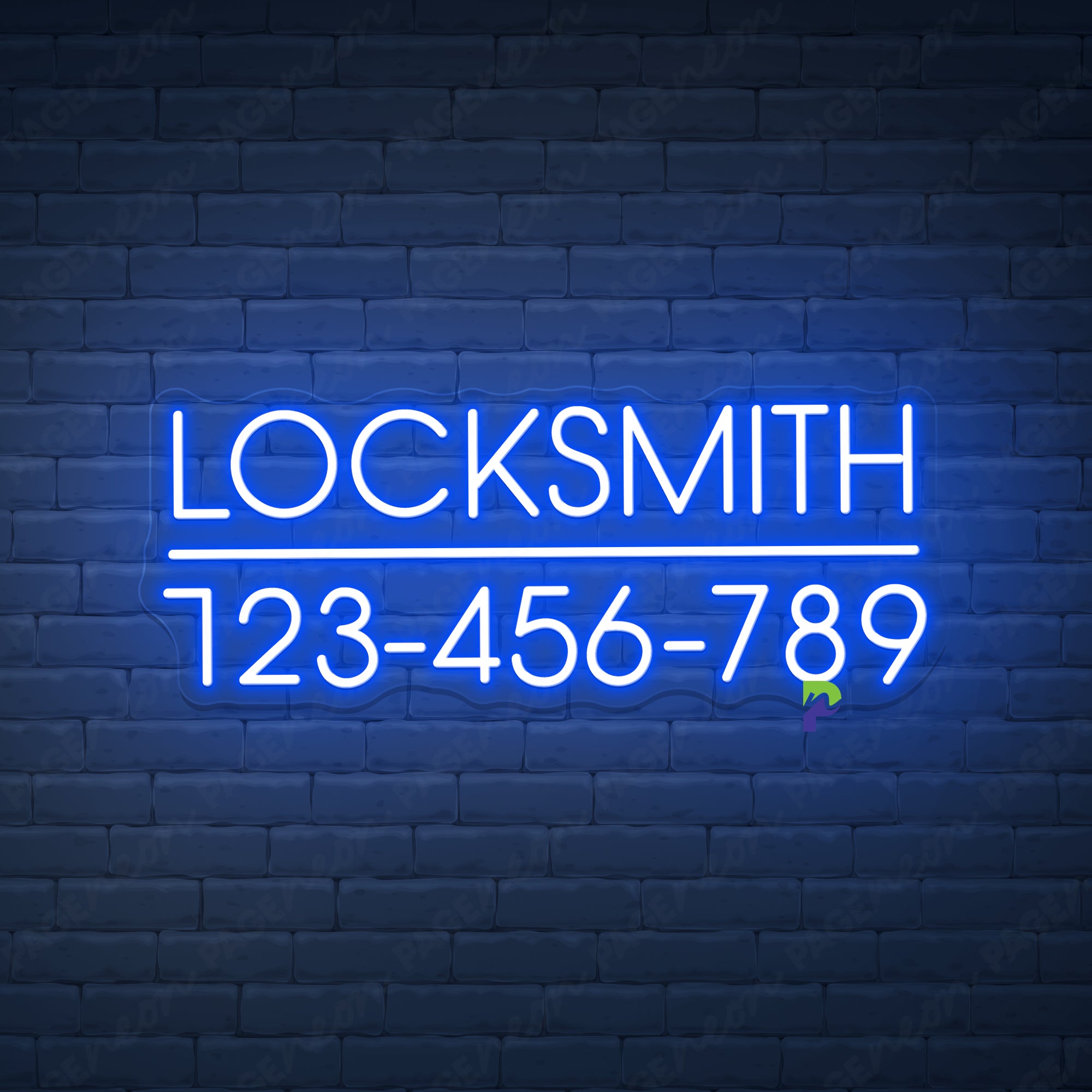 Locksmith Neon Signs Business Custom Led Light