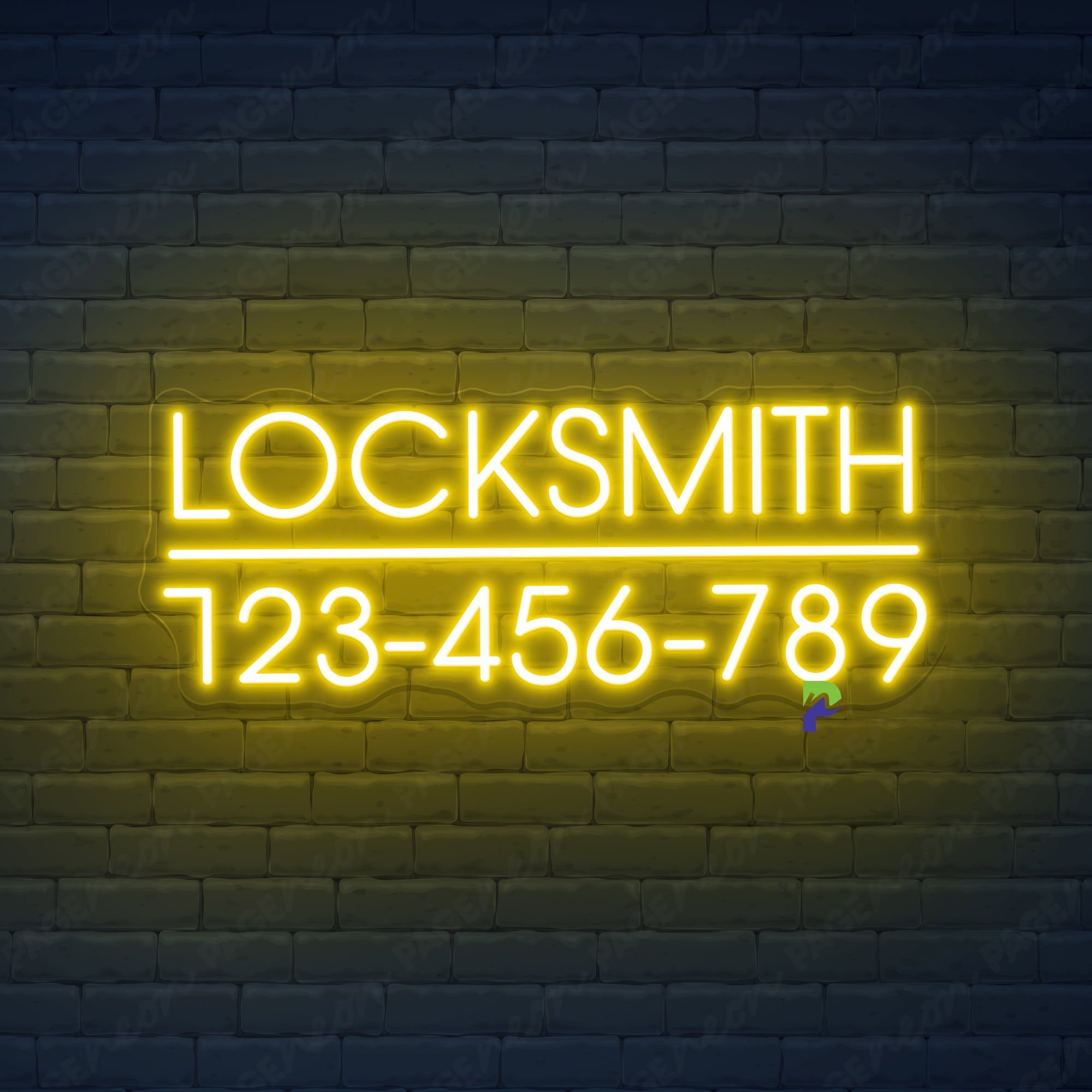 Locksmith Neon Signs Business Custom Led Light