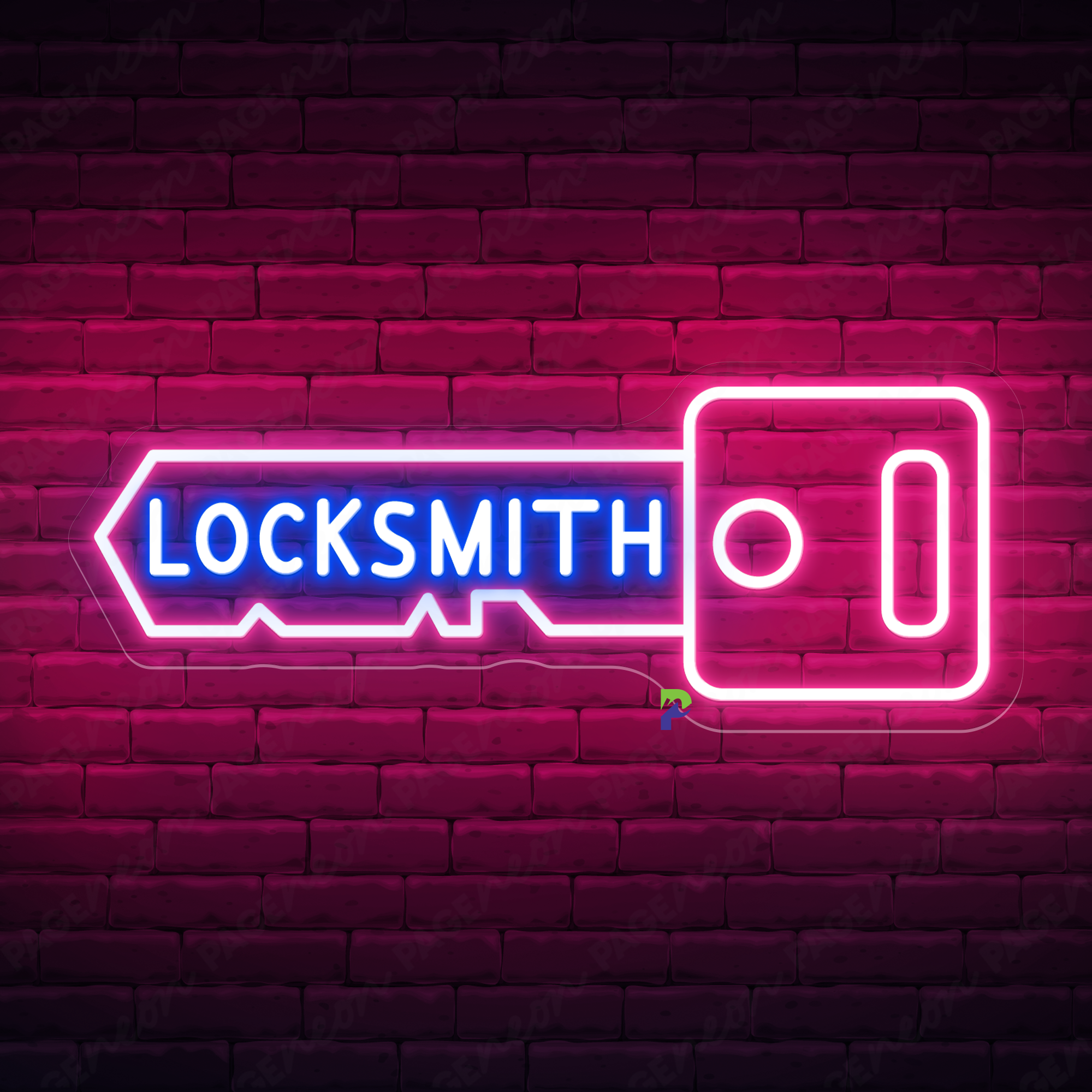 Locksmith Neon Signs Business Led Light