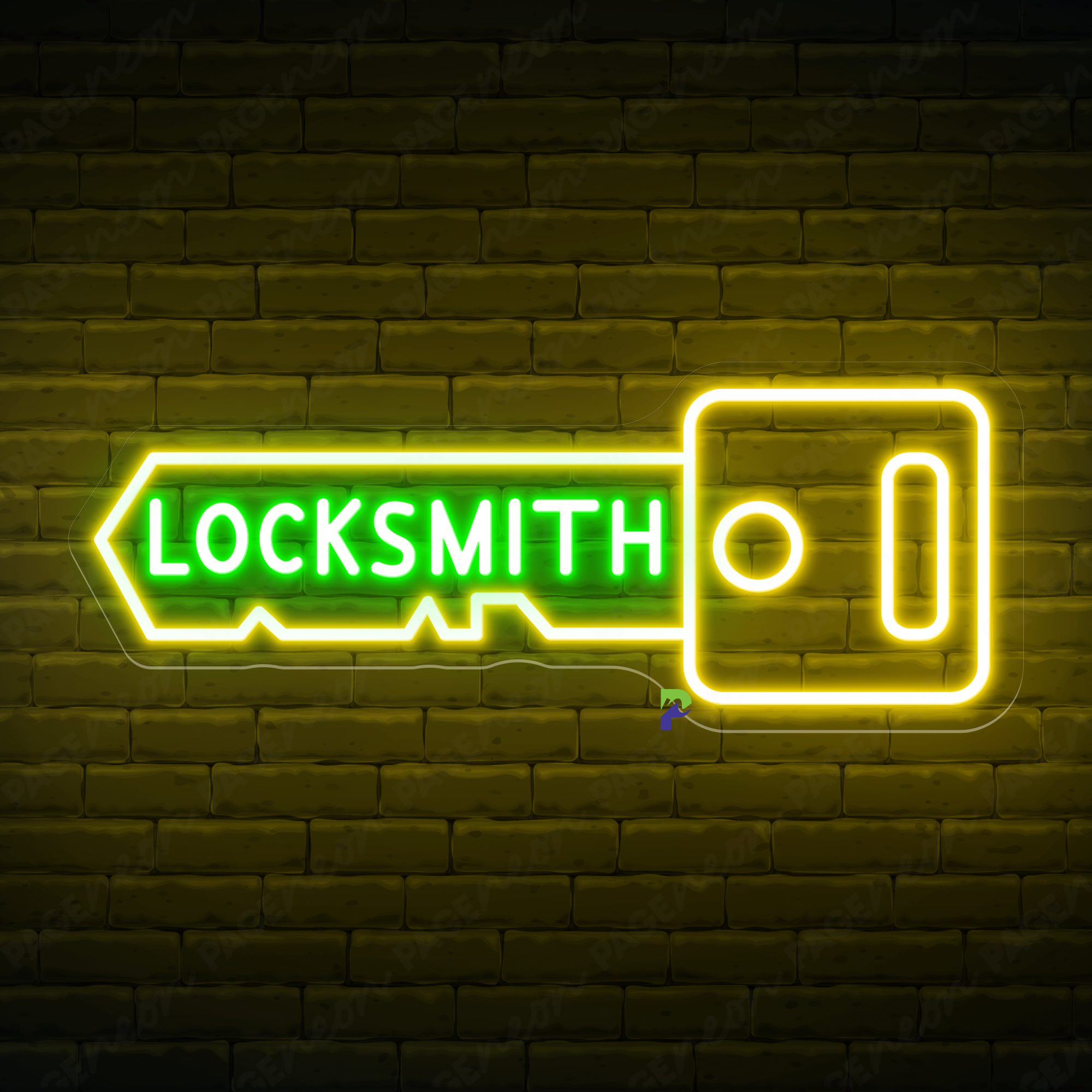 Locksmith Neon Signs Business Led Light