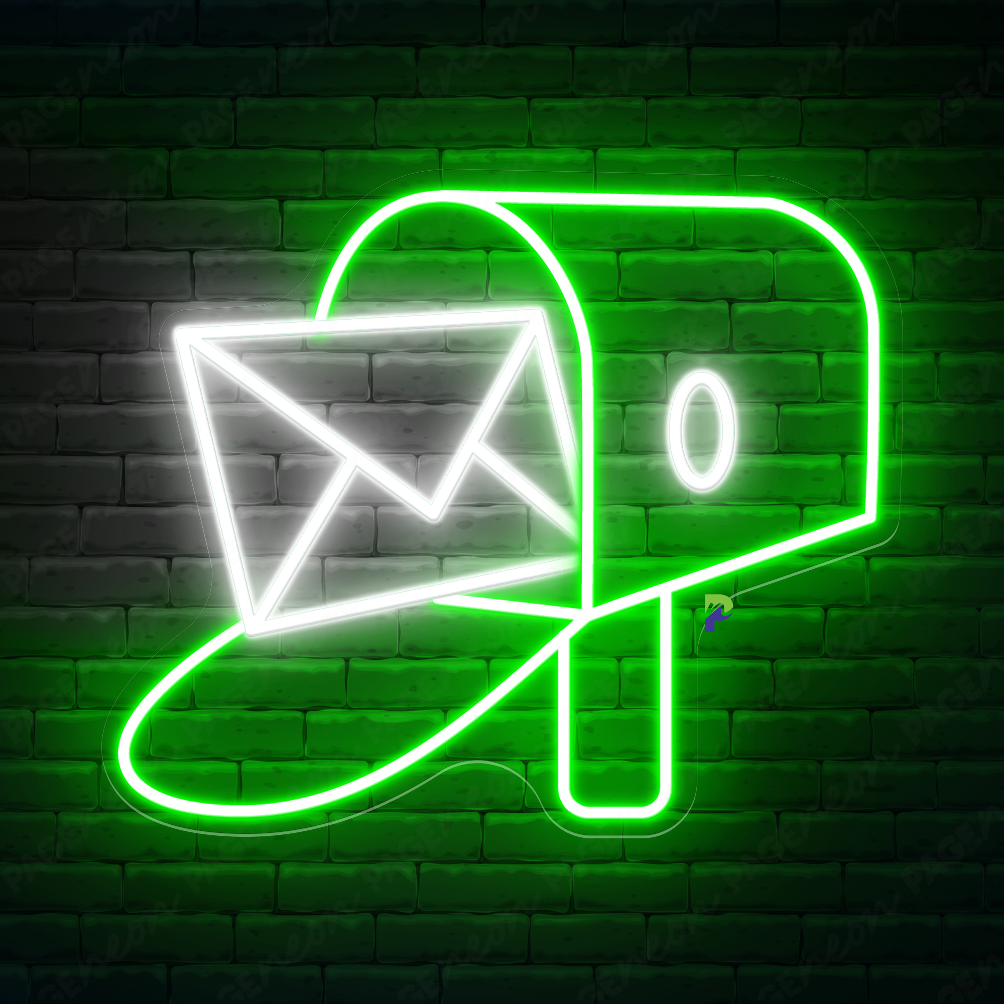 Mailboxes Neon Signs Large Led Light