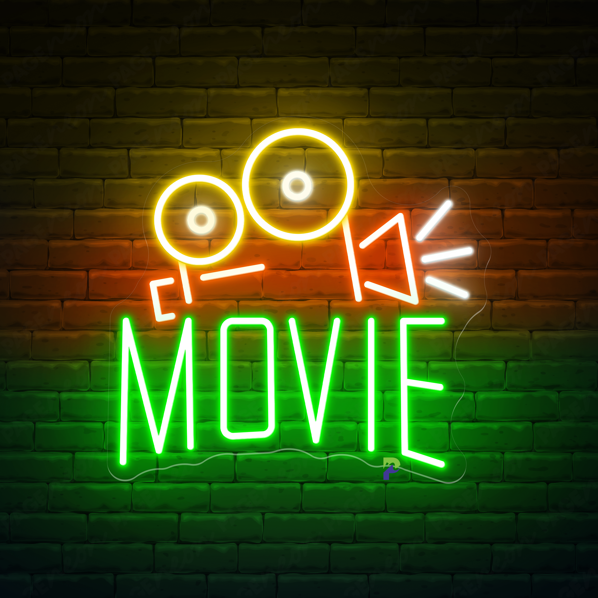 Movie Neon Signs Cinema Decoration Led Light