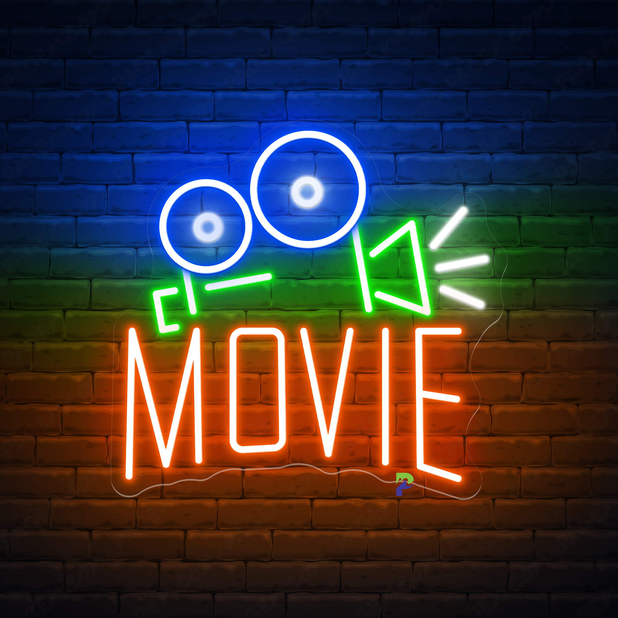 Movie Neon Signs Cinema Decoration Led Light