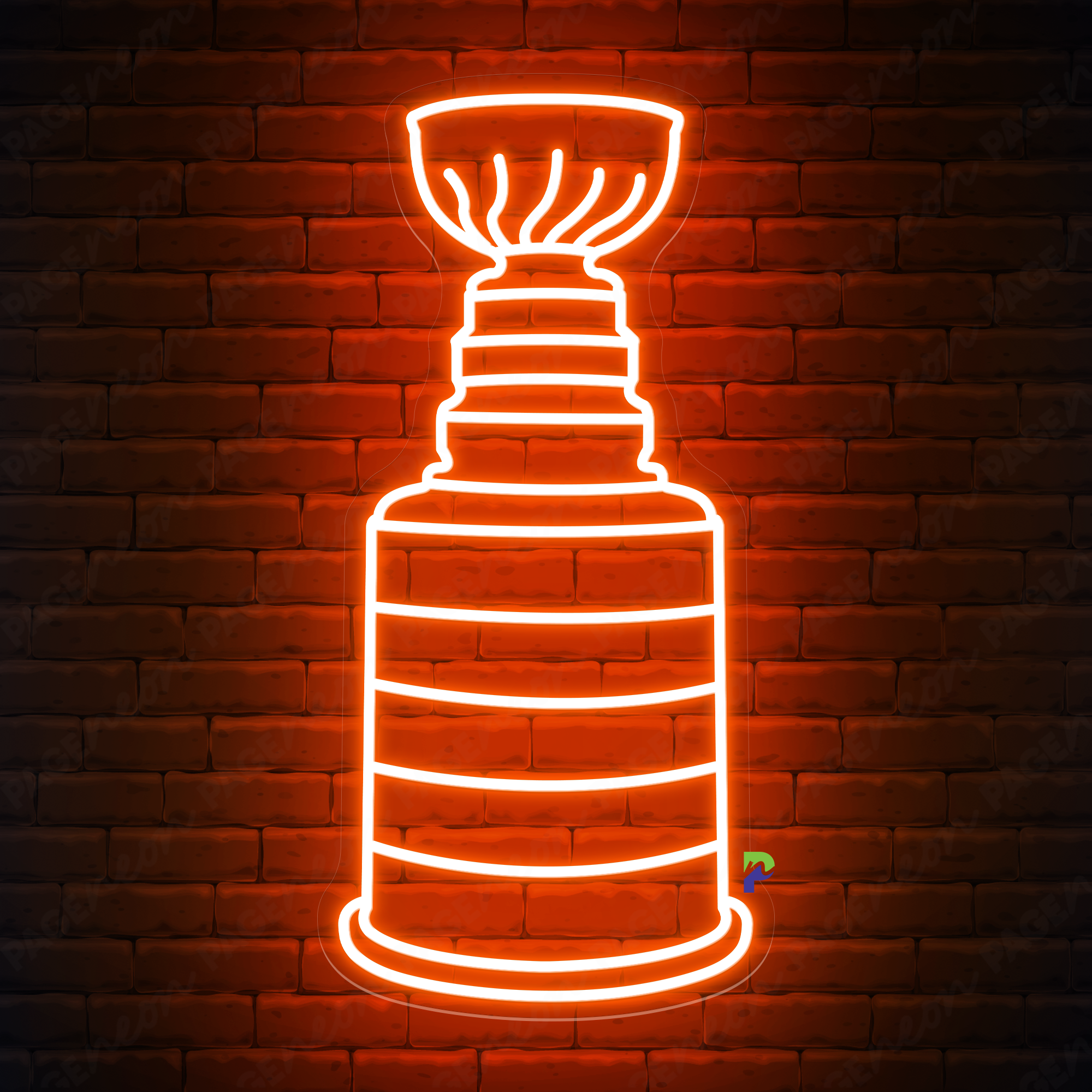 NHL Cup Neon Signs Club Big Led Light