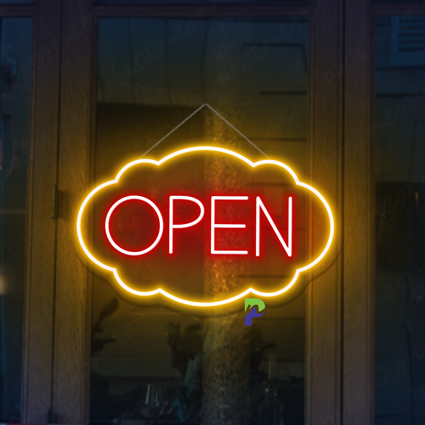 Neon Open Sign Vintage Business Led Light