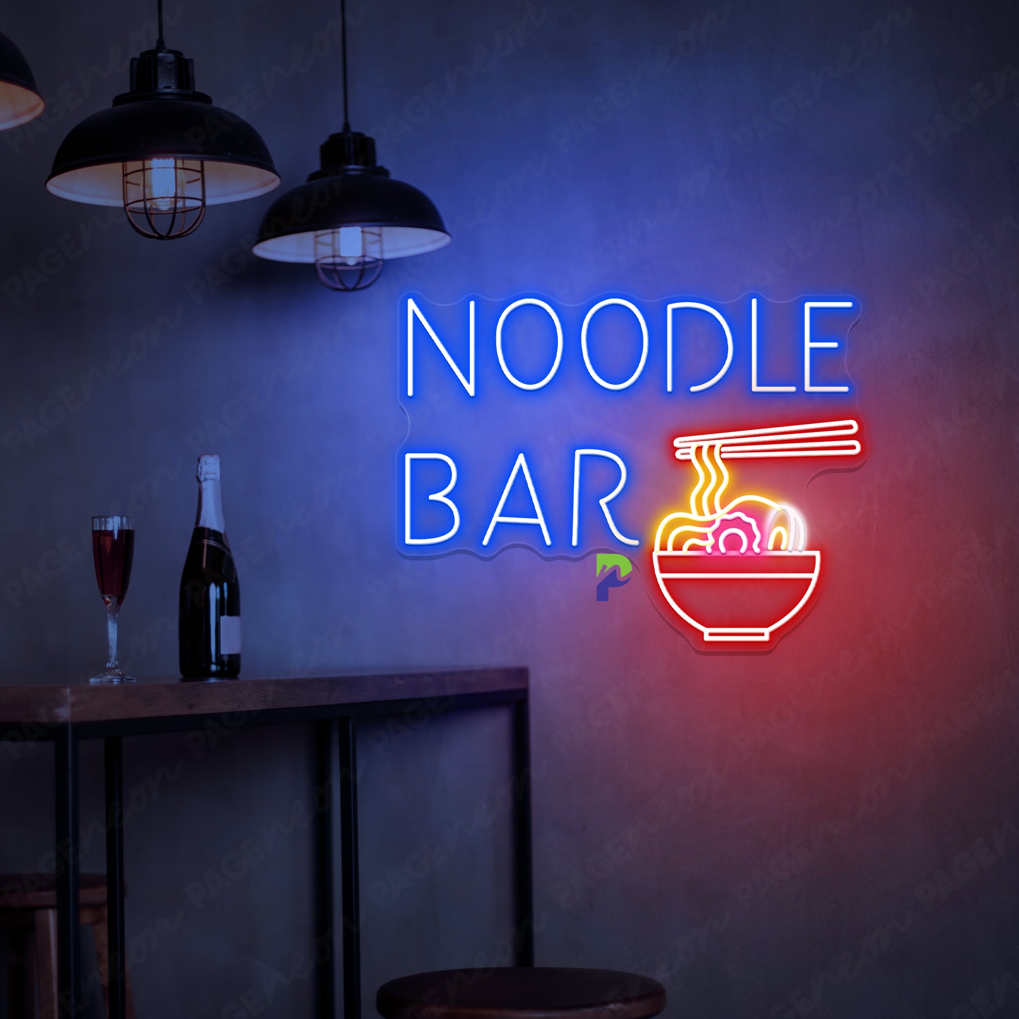 Neon Noodle Bar Sign Special Led Light For Restaurant - PageNeon