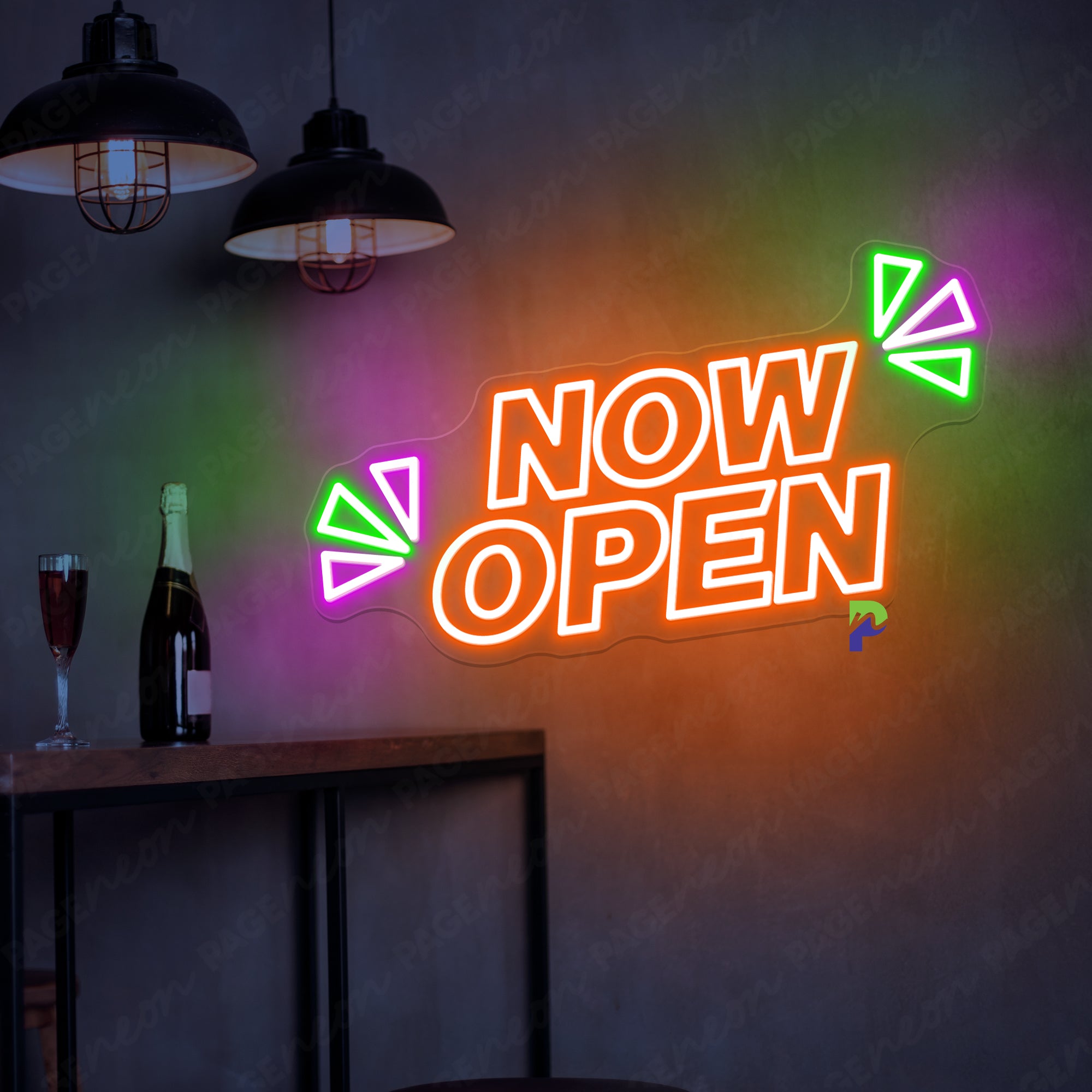 Now Open Neon Sign Funny Announcent Led Light