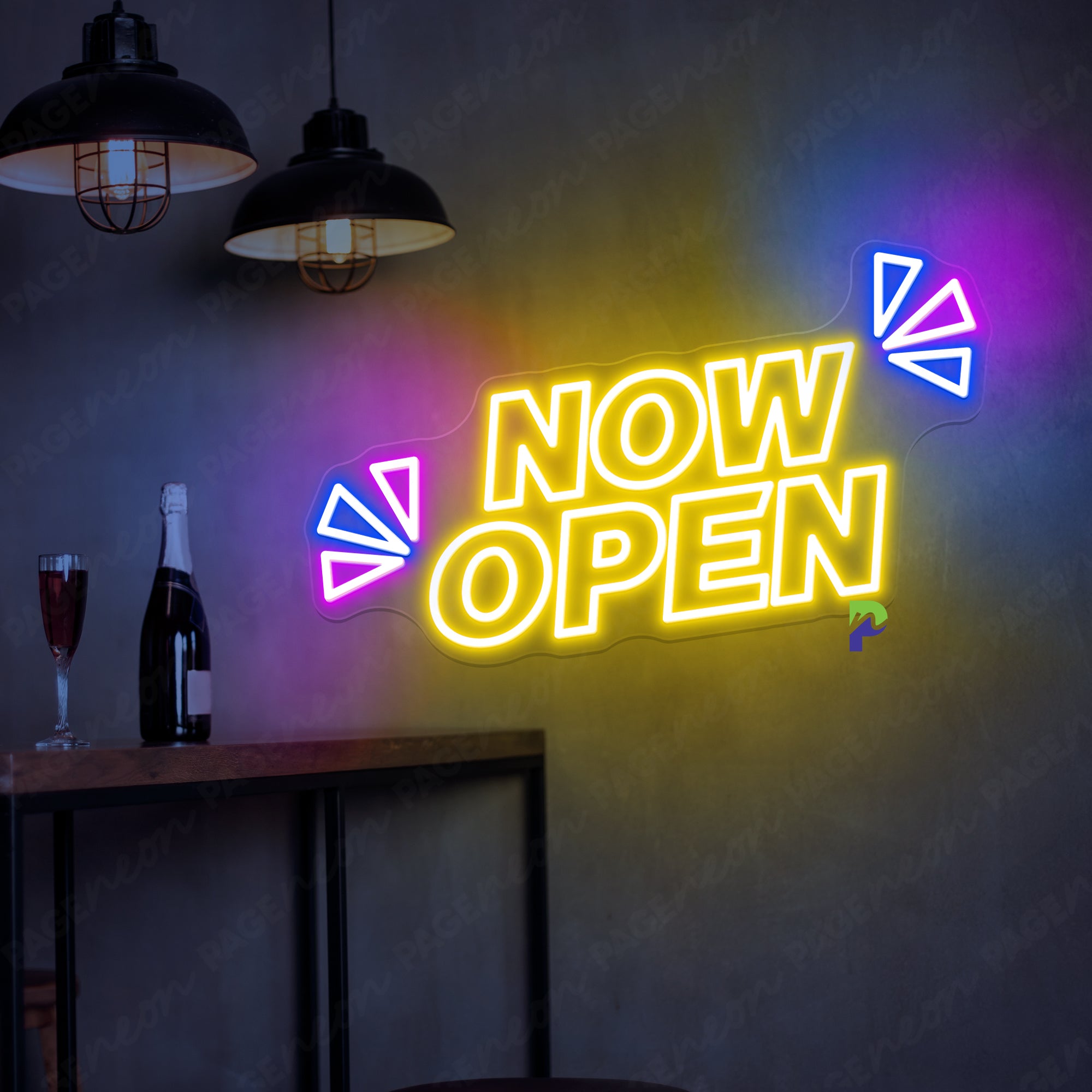 Now Open Neon Sign Funny Announcent Led Light