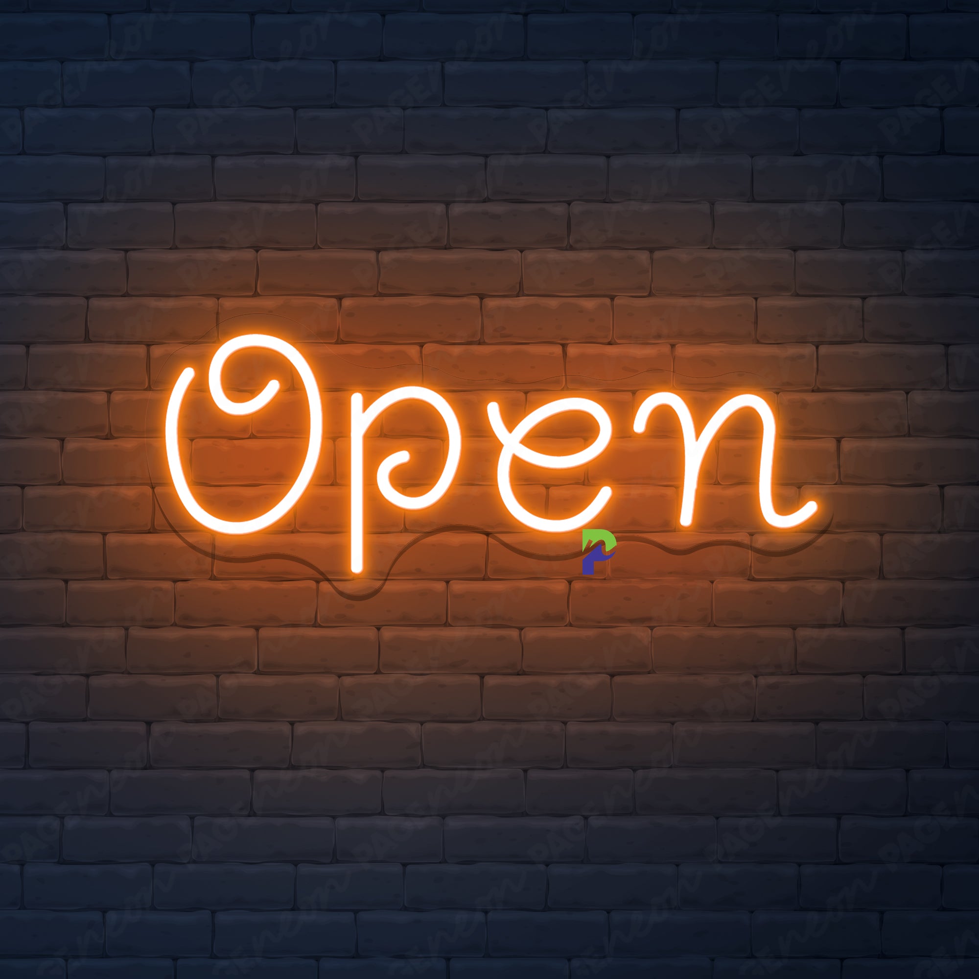 Open Business Neon Sign Simple Led Light