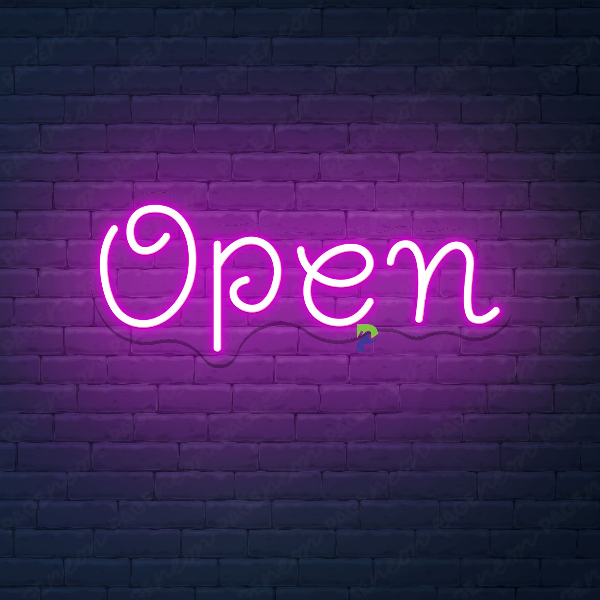 Open Business Neon Sign Simple Led Light