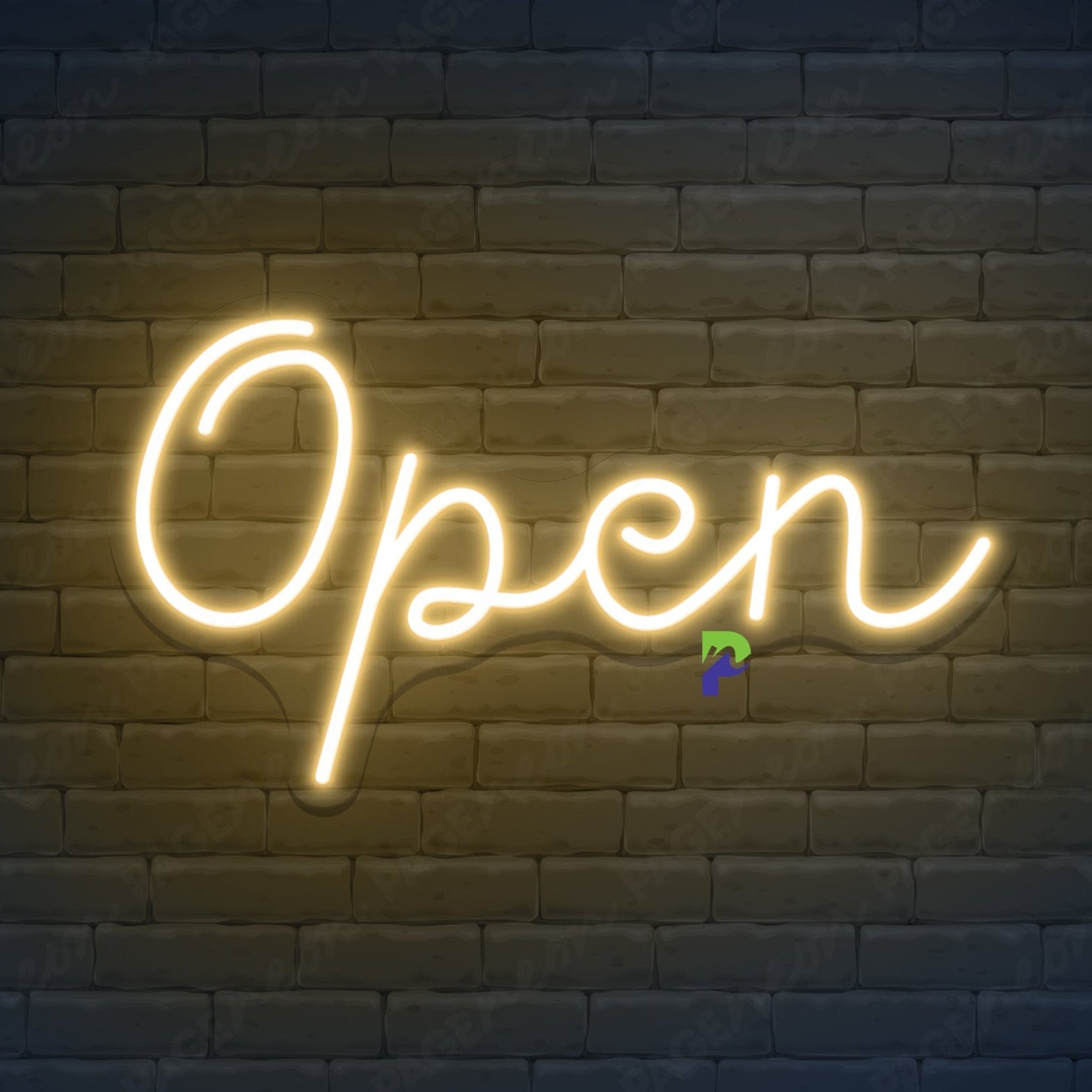 Open Neon Sign Business Led Light