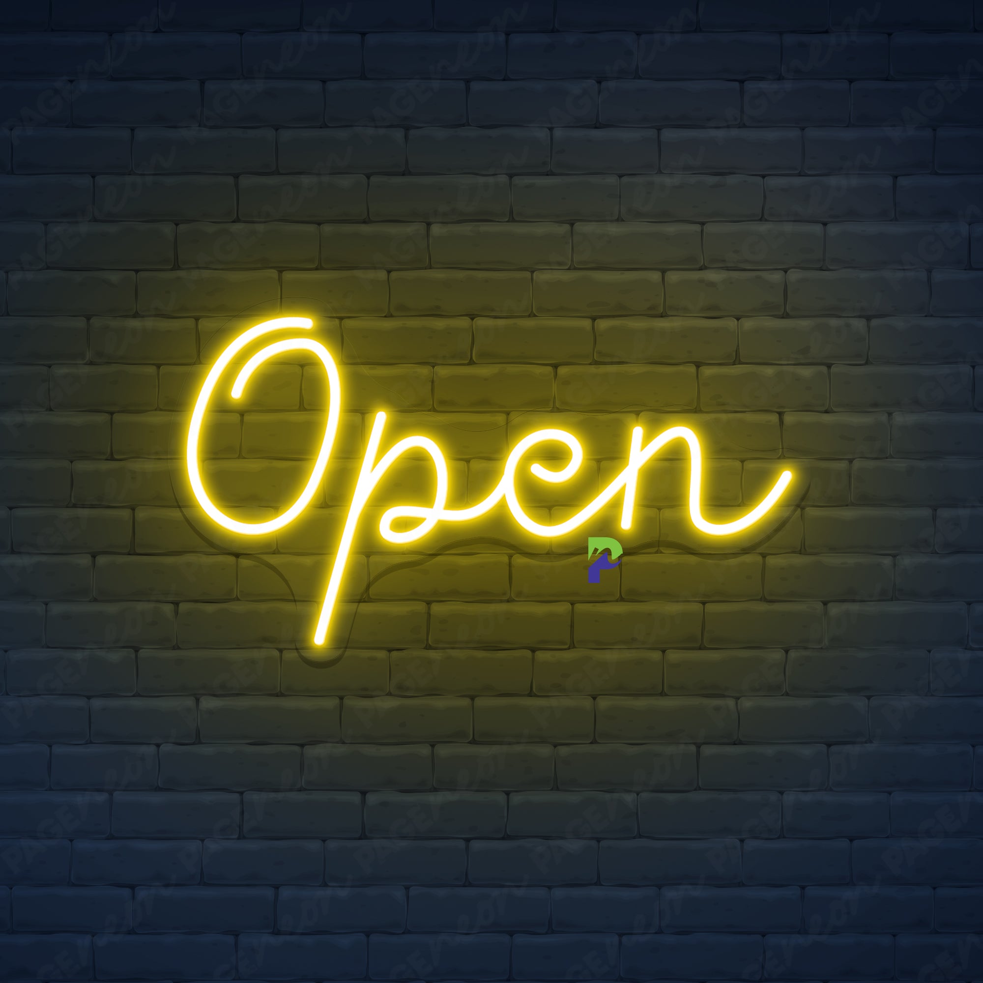 Open Neon Sign Business Led Light