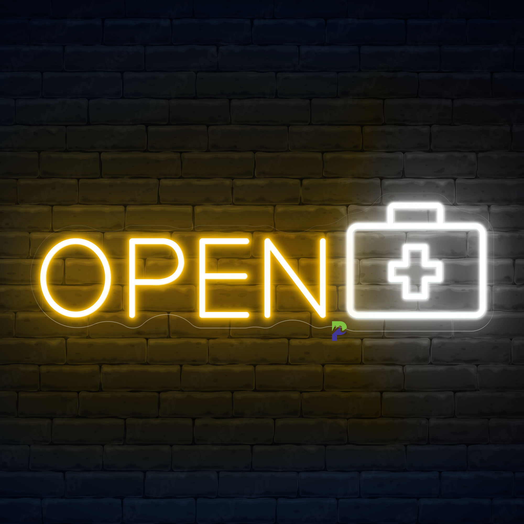 Open Neon Sign Medical Led Light