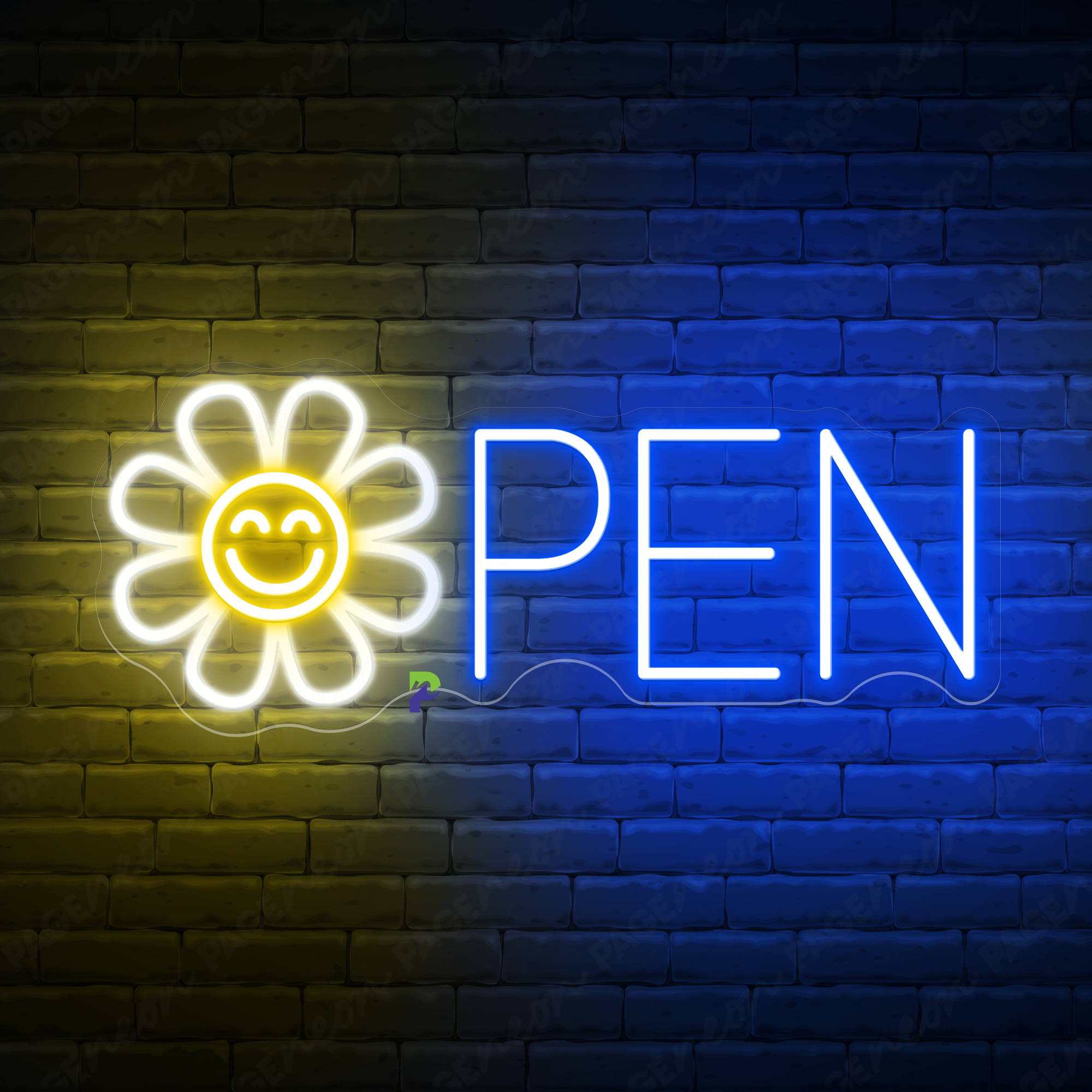 Open Neon Signs Florist Business Led Light