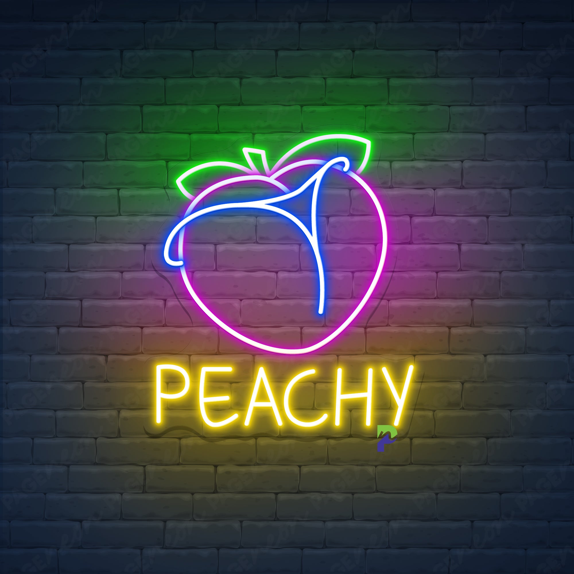 Peachy Neon Sign Sexy Led Light