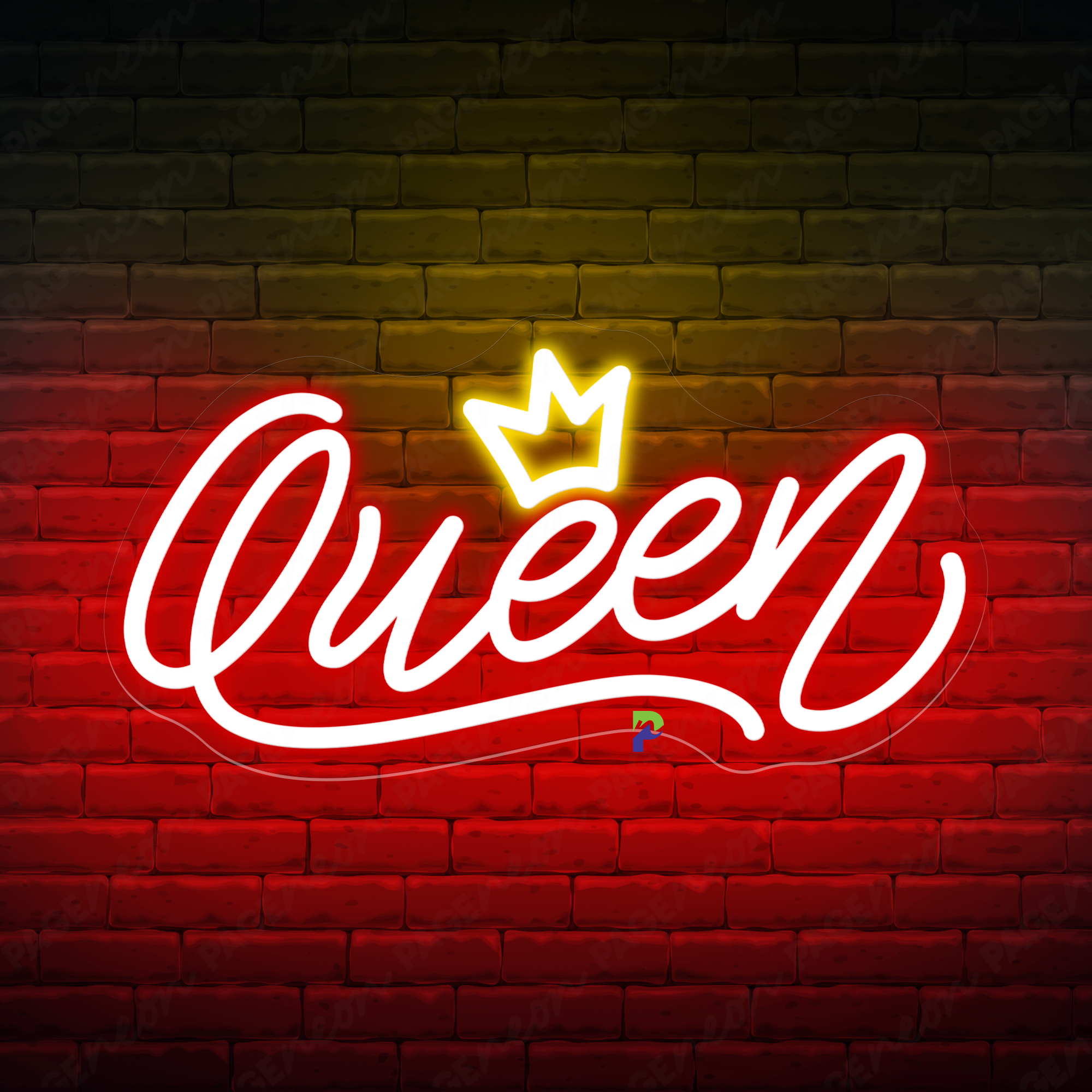 Queen Neon Sign Babe Cave Led Light