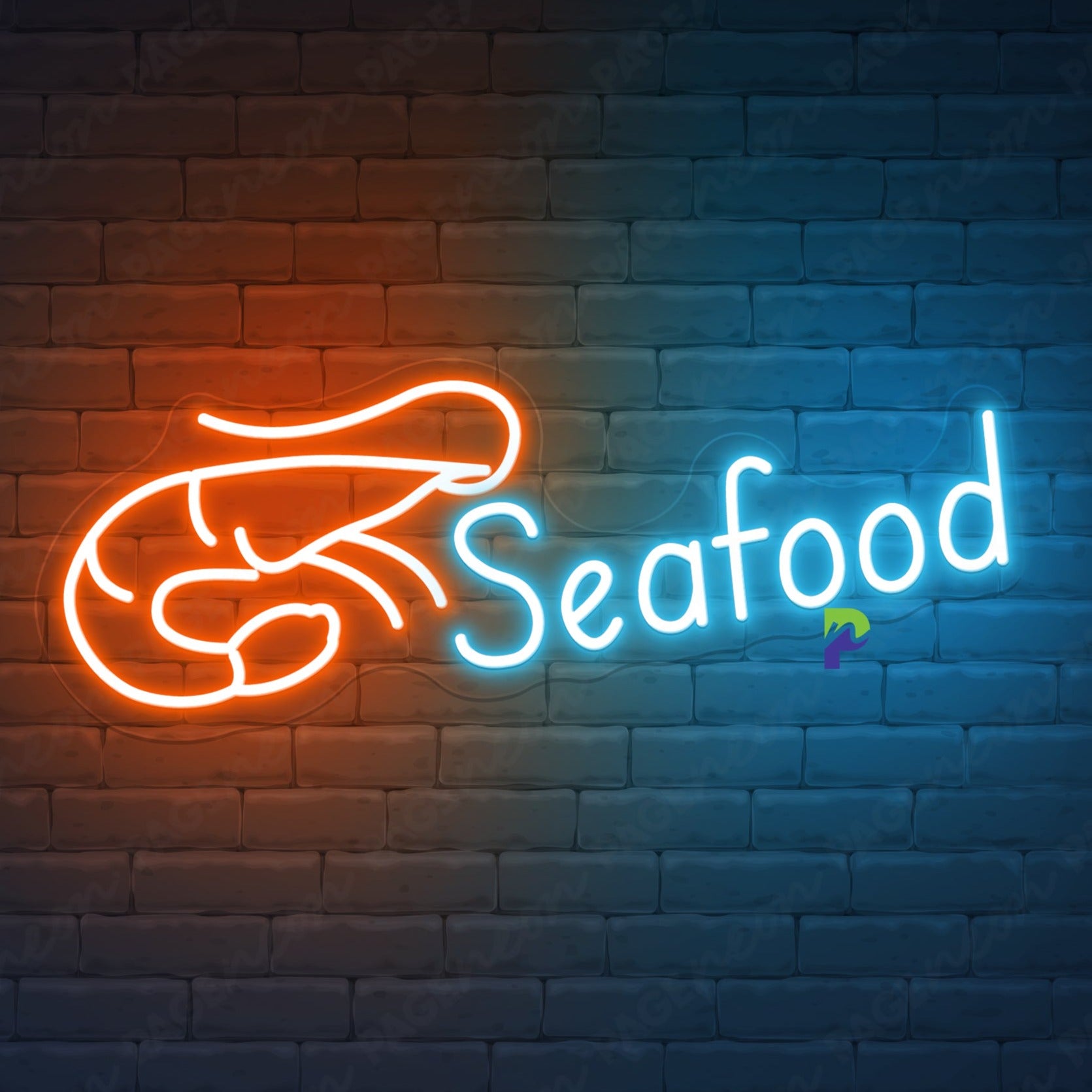 Seafood Neon Sign Restaurant Led Light