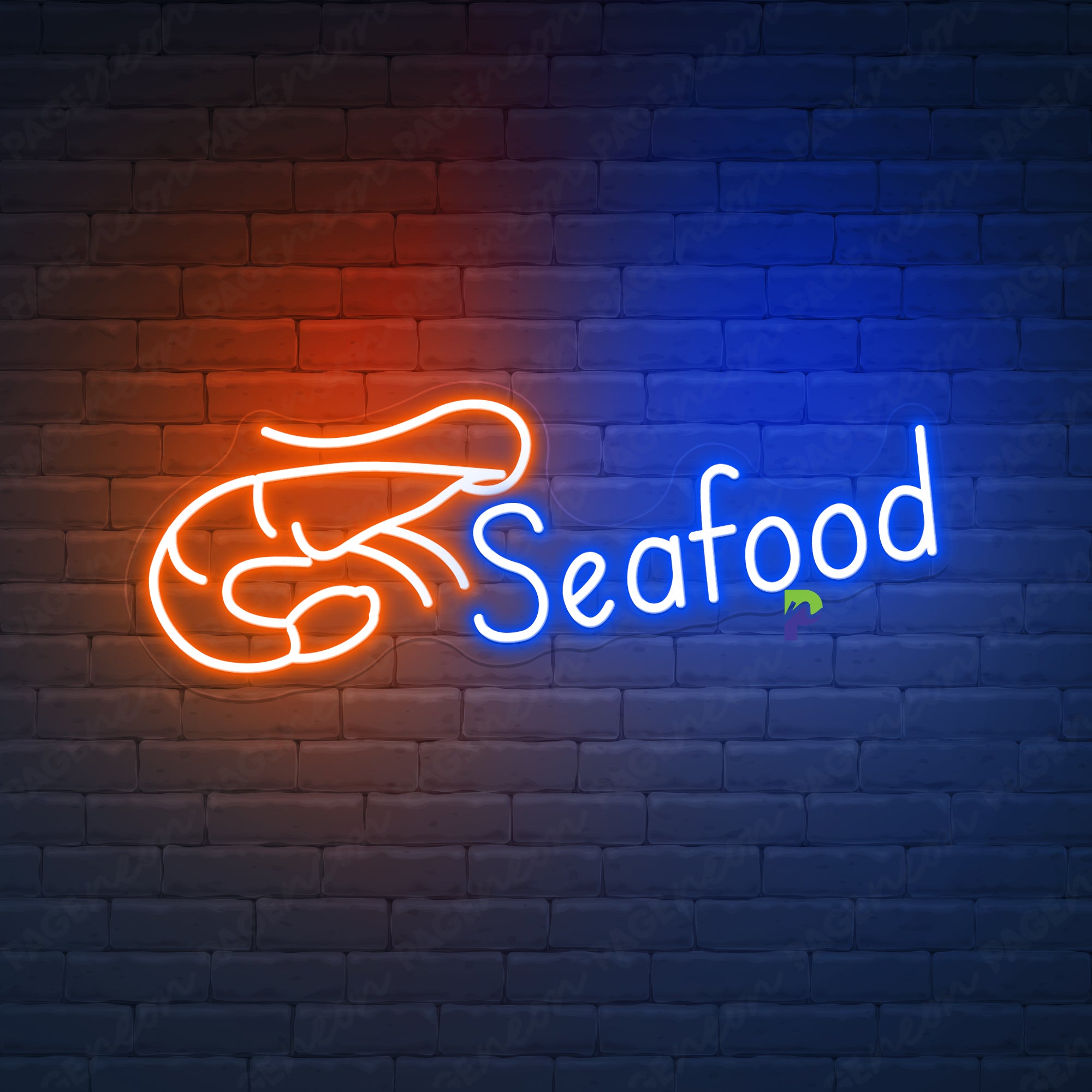 Seafood Neon Sign Restaurant Led Light