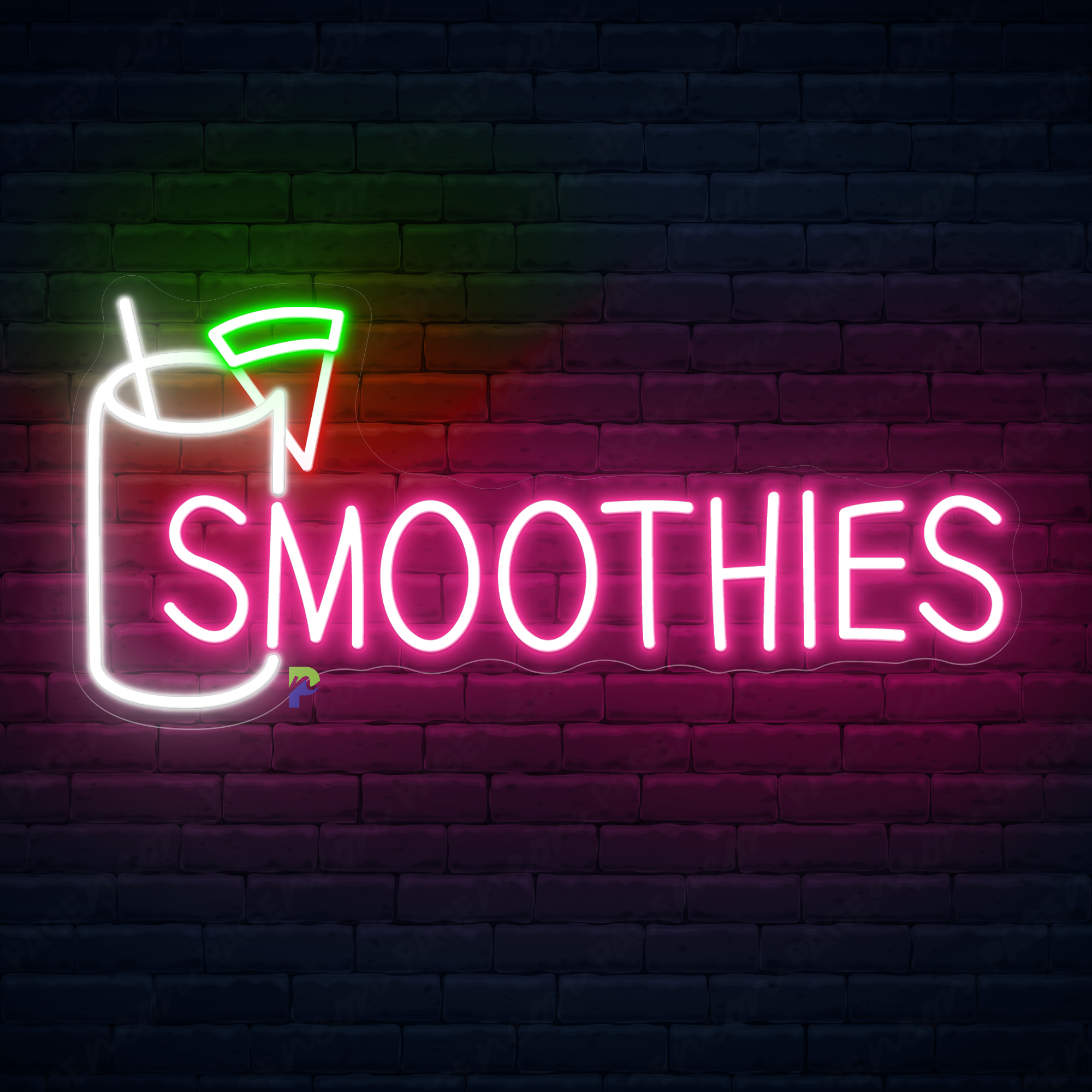Smoothies Neon Sign Drink Cafe Led Light