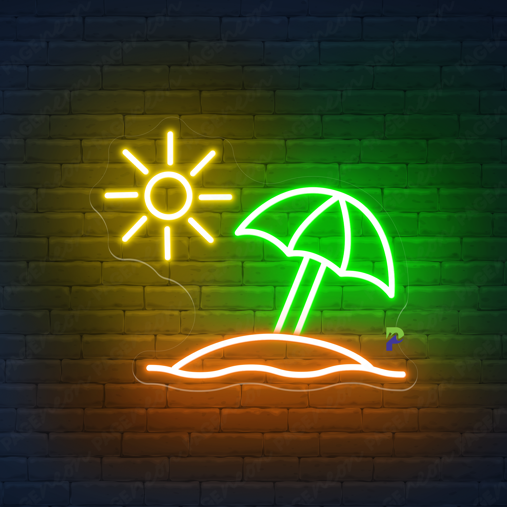 Summer Neon Sign Tropical Led Light