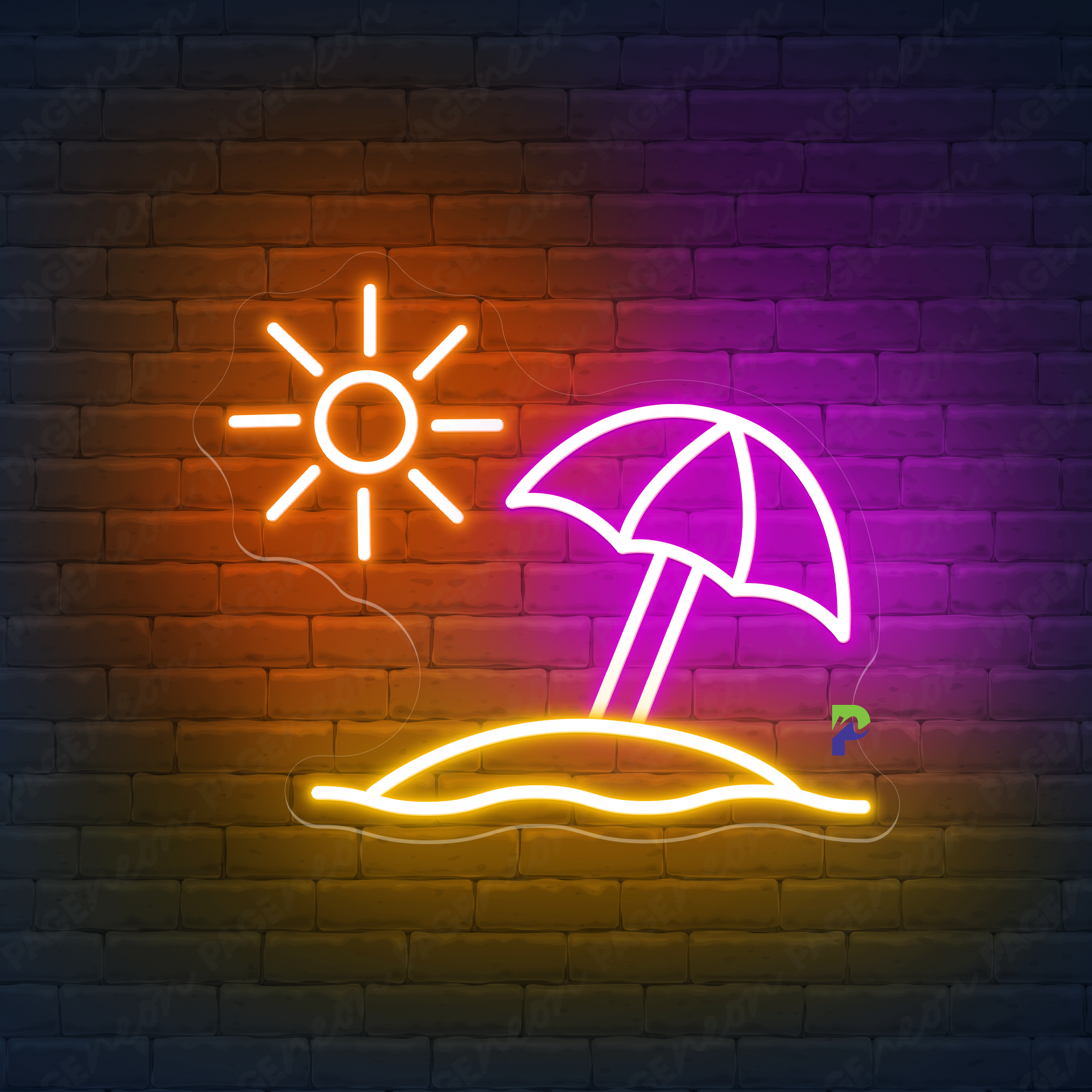 Summer Neon Sign Tropical Led Light