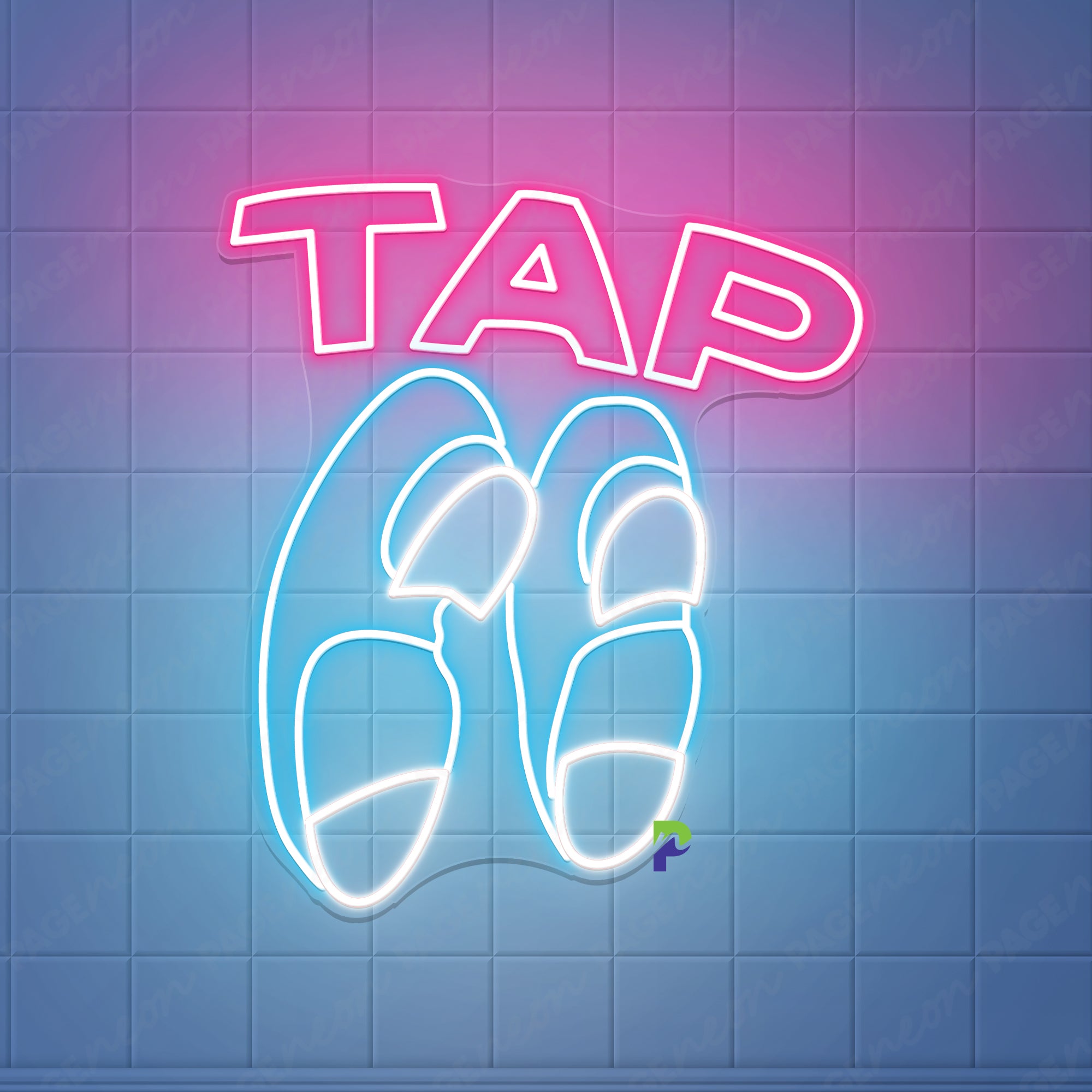 Tap Shoes Neon Sign Dance Led Light