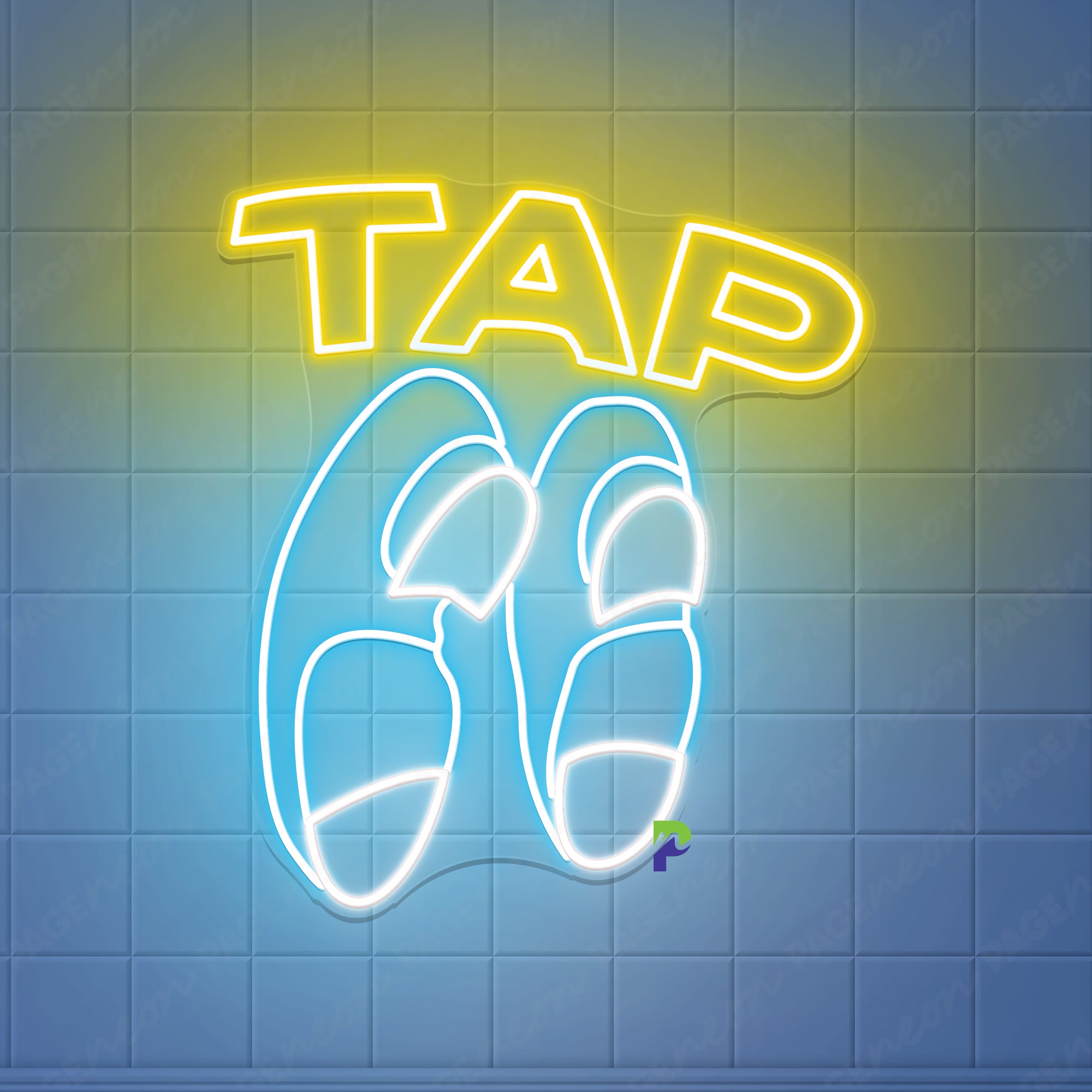 Tap Shoes Neon Sign Dance Led Light